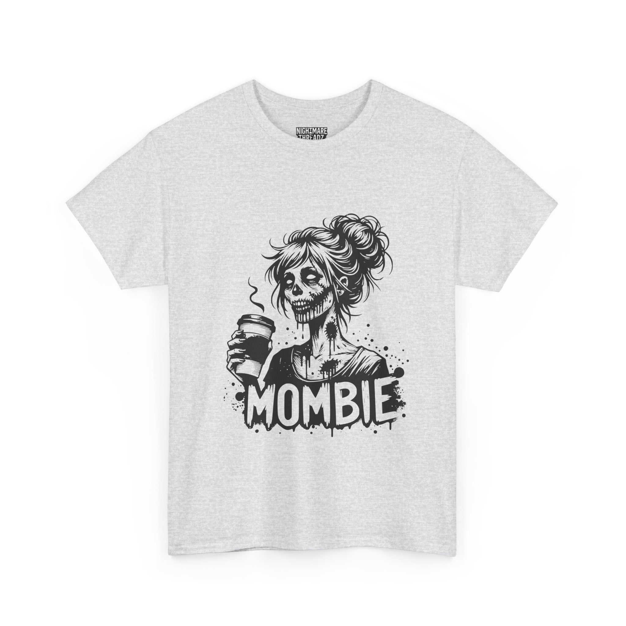 Mombie Unisex Tee, Perfect for Halloween, Gift for Moms, Relaxed Fit, Funny T-Shirt, Unique Graphic Tee, Casual Wear