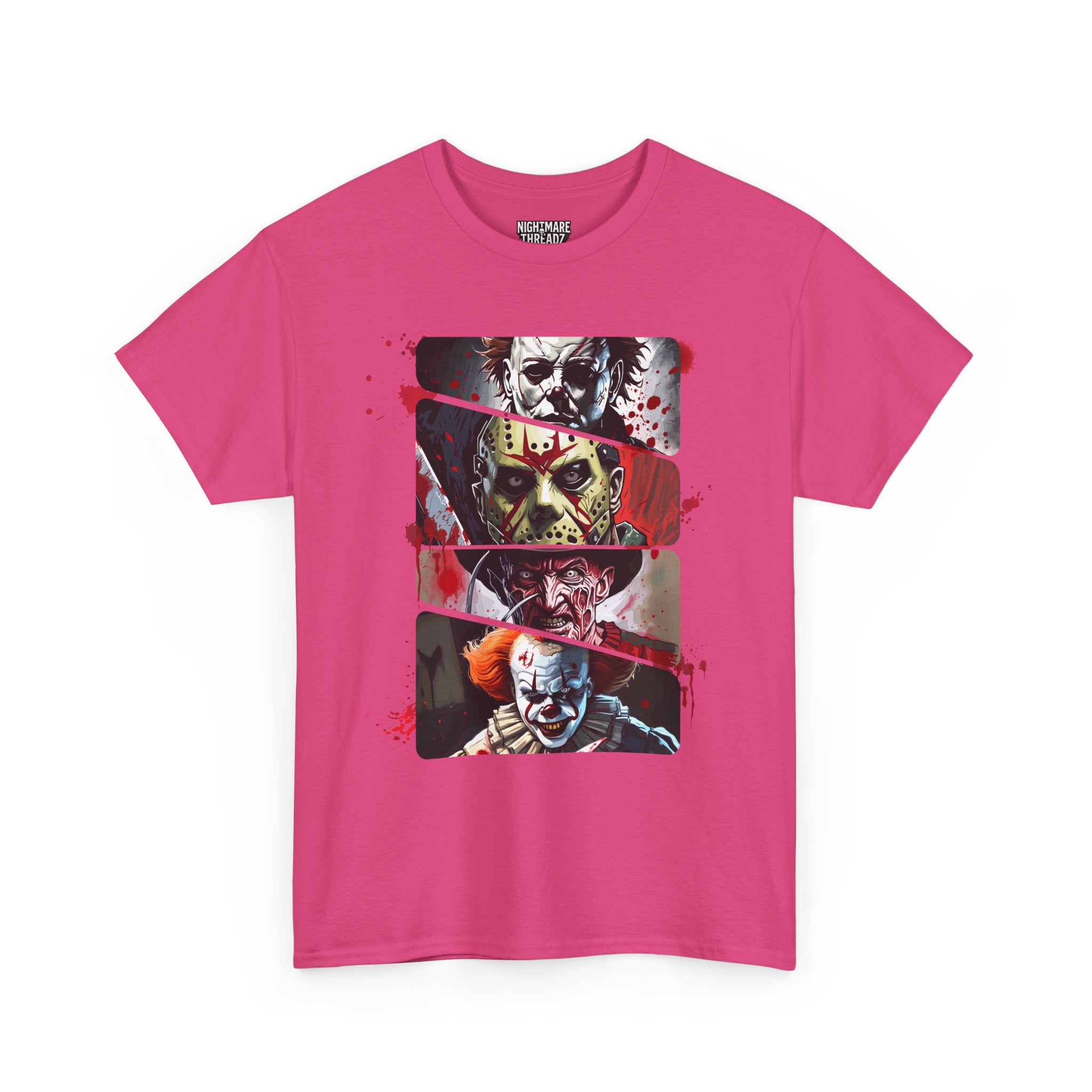 Horror Legends Horror Graphic Tee, Unisex Cotton Shirt, Halloween Costume, Horror Movie Gift, Spooky T-Shirt, Horror Fan Apparel