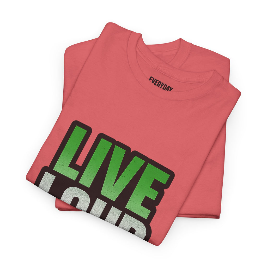 Live Loud Die Proud Italian Flag Tee