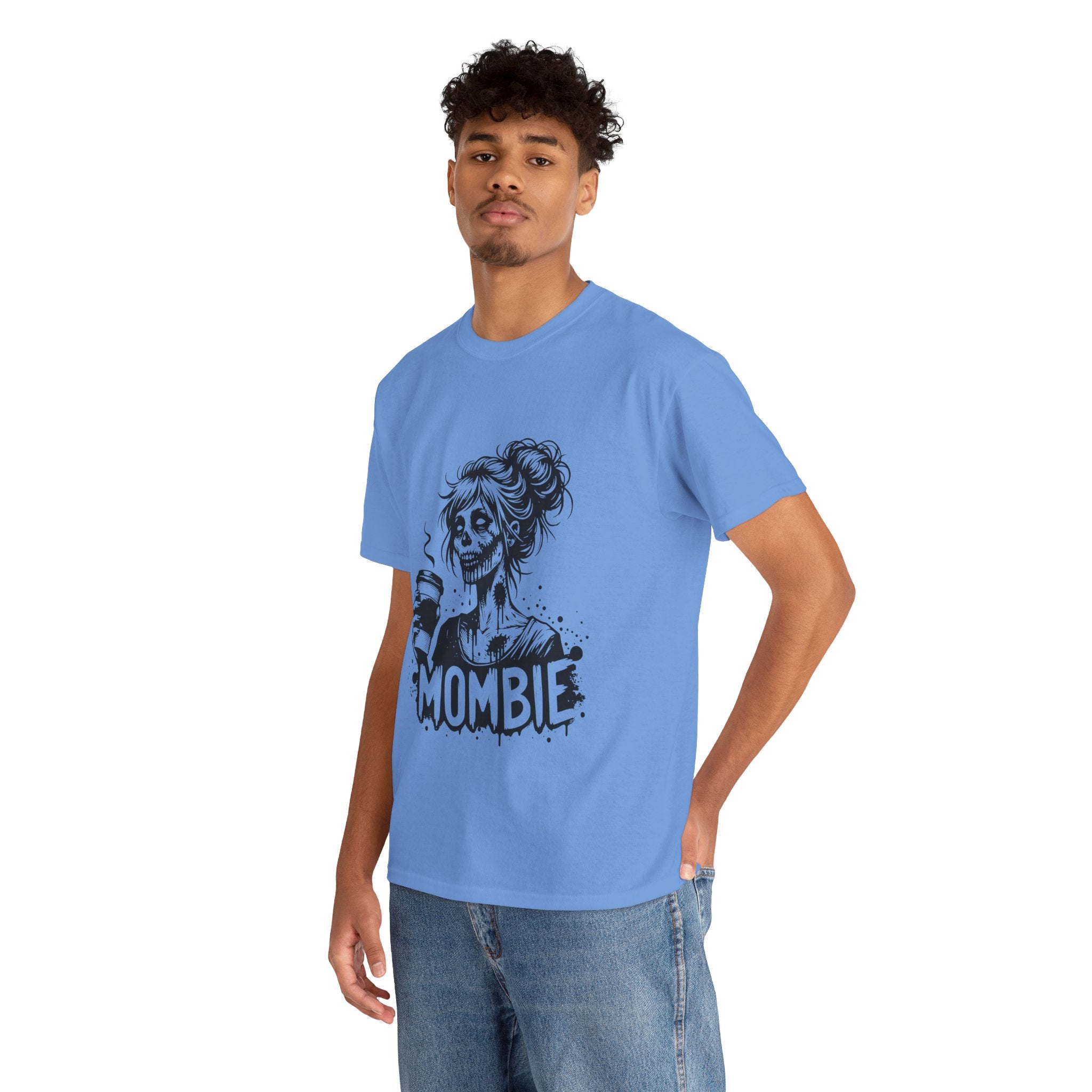 Mombie Unisex Tee, Perfect for Halloween, Gift for Moms, Relaxed Fit, Funny T-Shirt, Unique Graphic Tee, Casual Wear