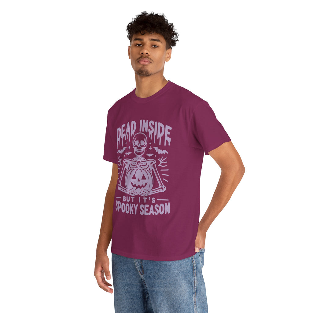 Spooky Season Dead Inside Unisex Tee, Halloween Shirt, Graphic Tee, Fall Apparel, Ghostly Vibes, Comfy Everyday Wear