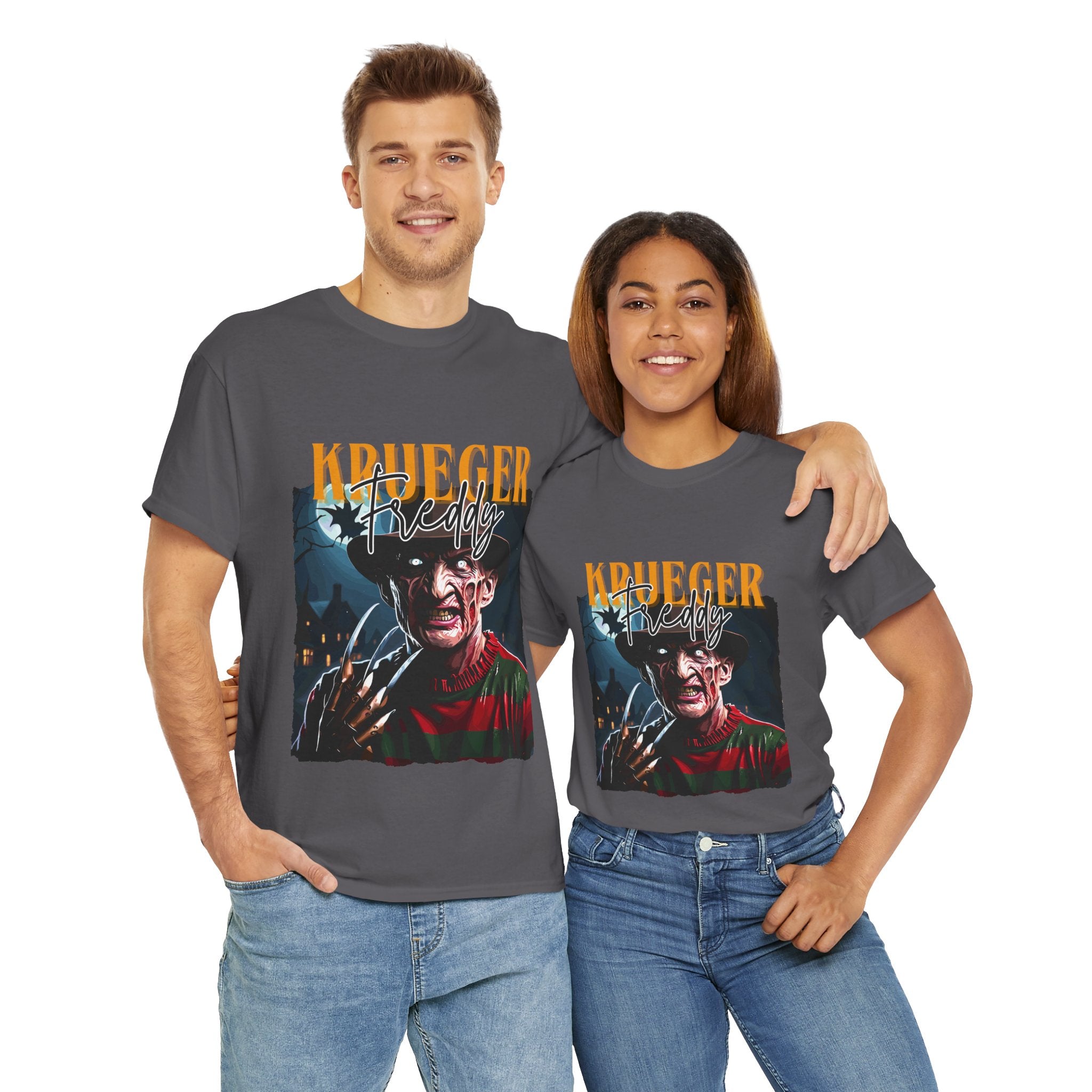 Freddy Krueger, Horror Graphic Tee, Unisex Cotton Shirt, Halloween Costume, Horror Movie Gift, Spooky T-Shirt, Horror Fan Apparel