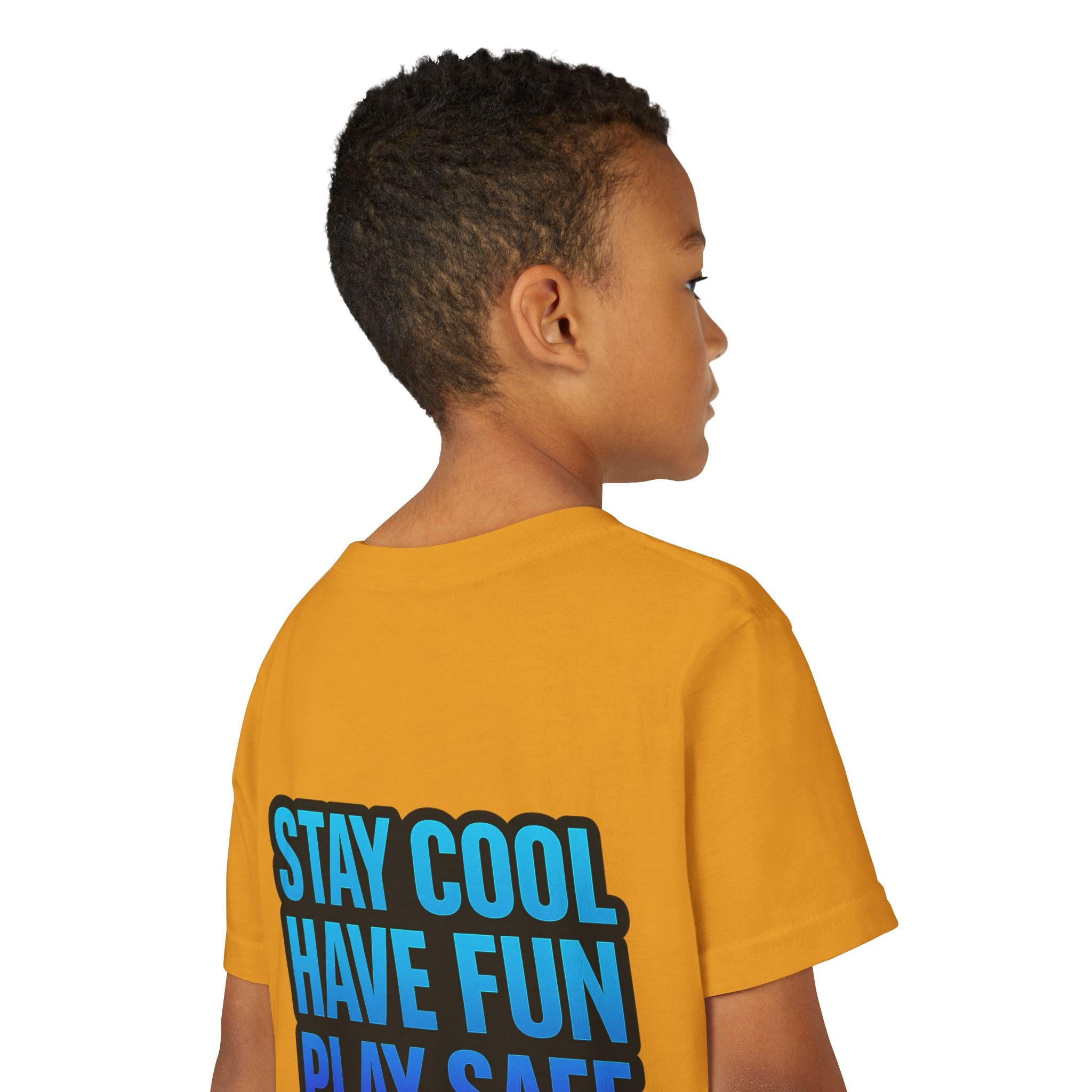 DJ KAT PAWS Paw-sitively Shredding, Skateboarding Youth Tee | Fun Summer Shirt, Motivational Kids T-Shirt, Birthday Gift for Boys & Girls