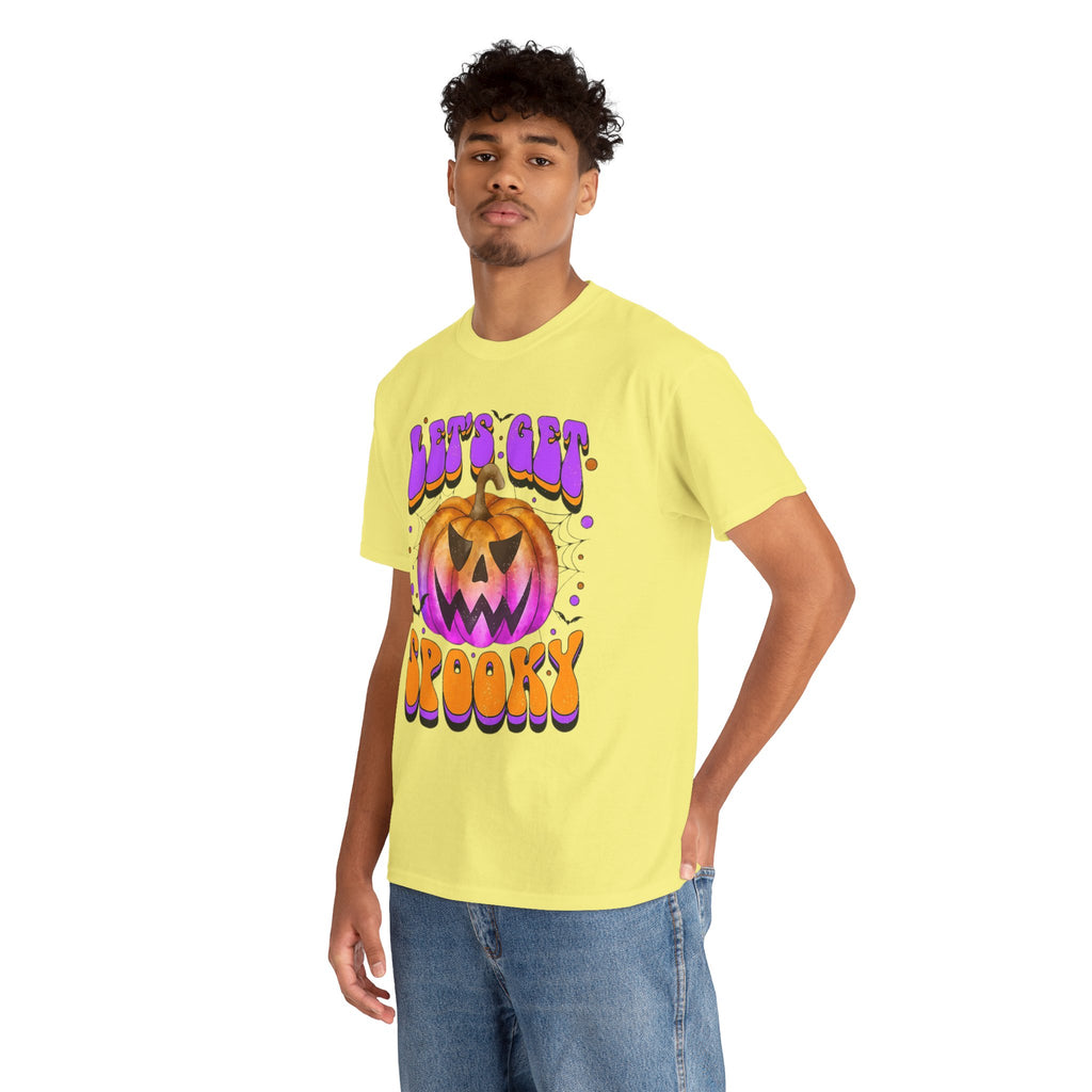 Halloween Spooky Pumpkin Tee, Unisex Cotton Shirt, Halloween Costume, Fall Festivities, Trick or Treat