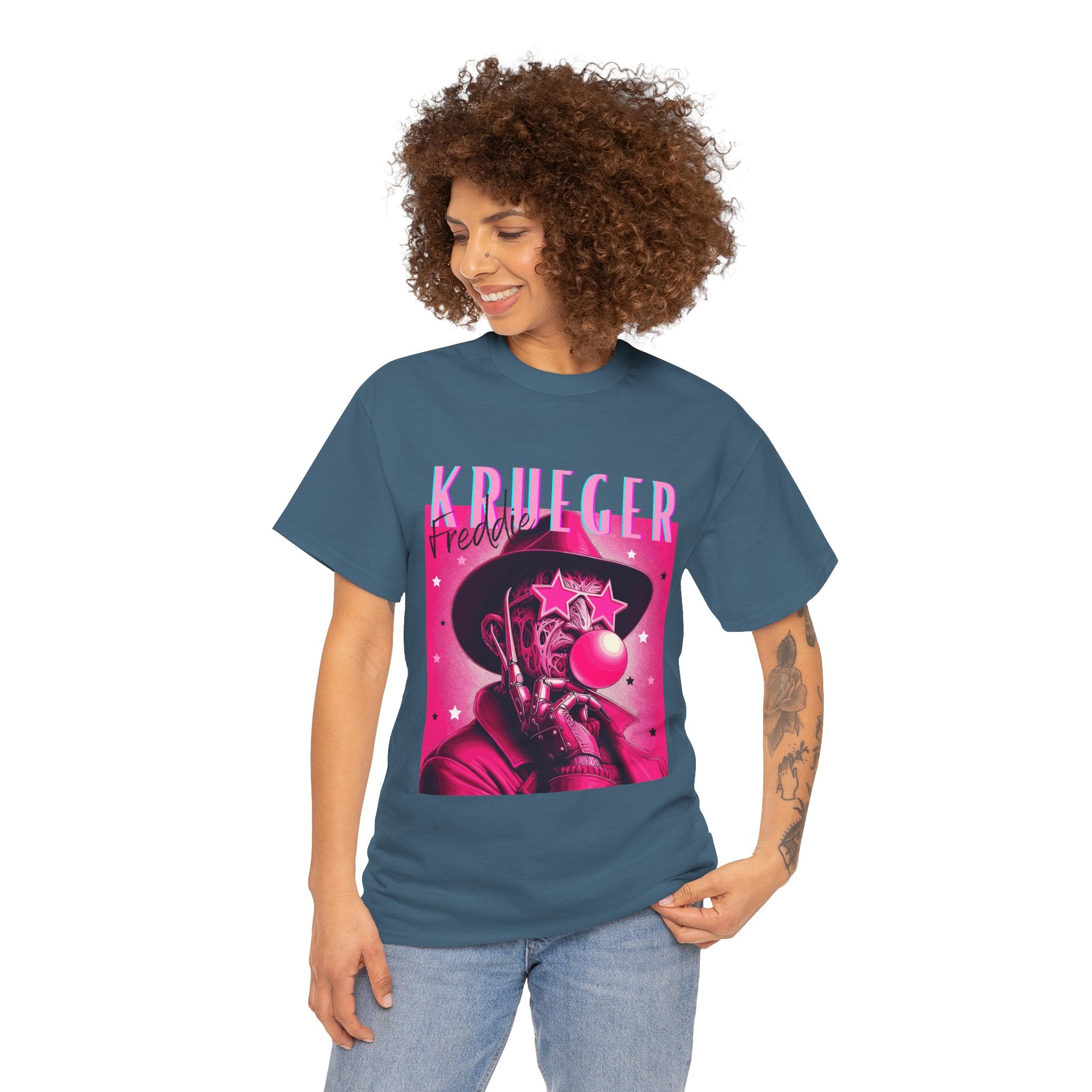 Freddie Kruger, Horror Graphic Tee, Unisex Cotton Shirt, Halloween Costume, Horror Movie Gift, Spooky T-Shirt, Horror Fan Apparel