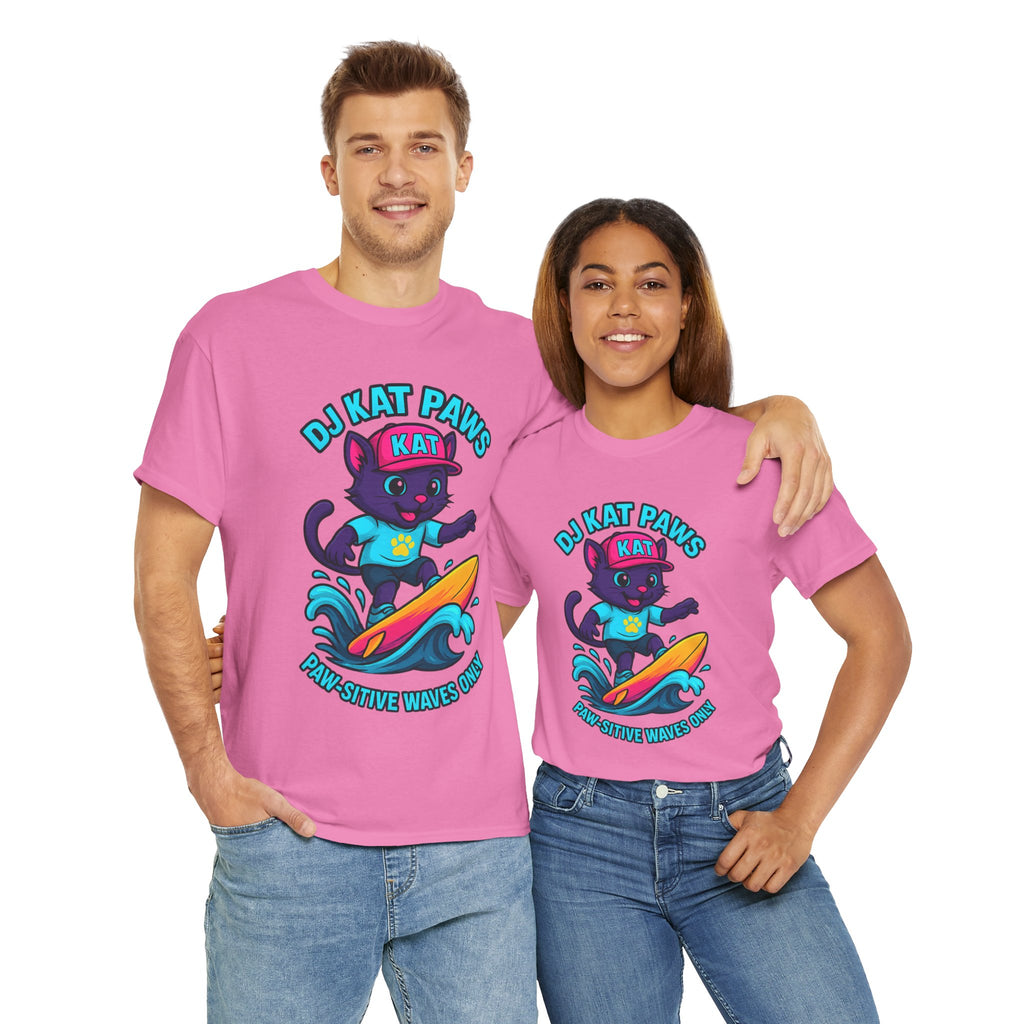 DJ KAT PAWS Paw-sitive Waves Only Tee
