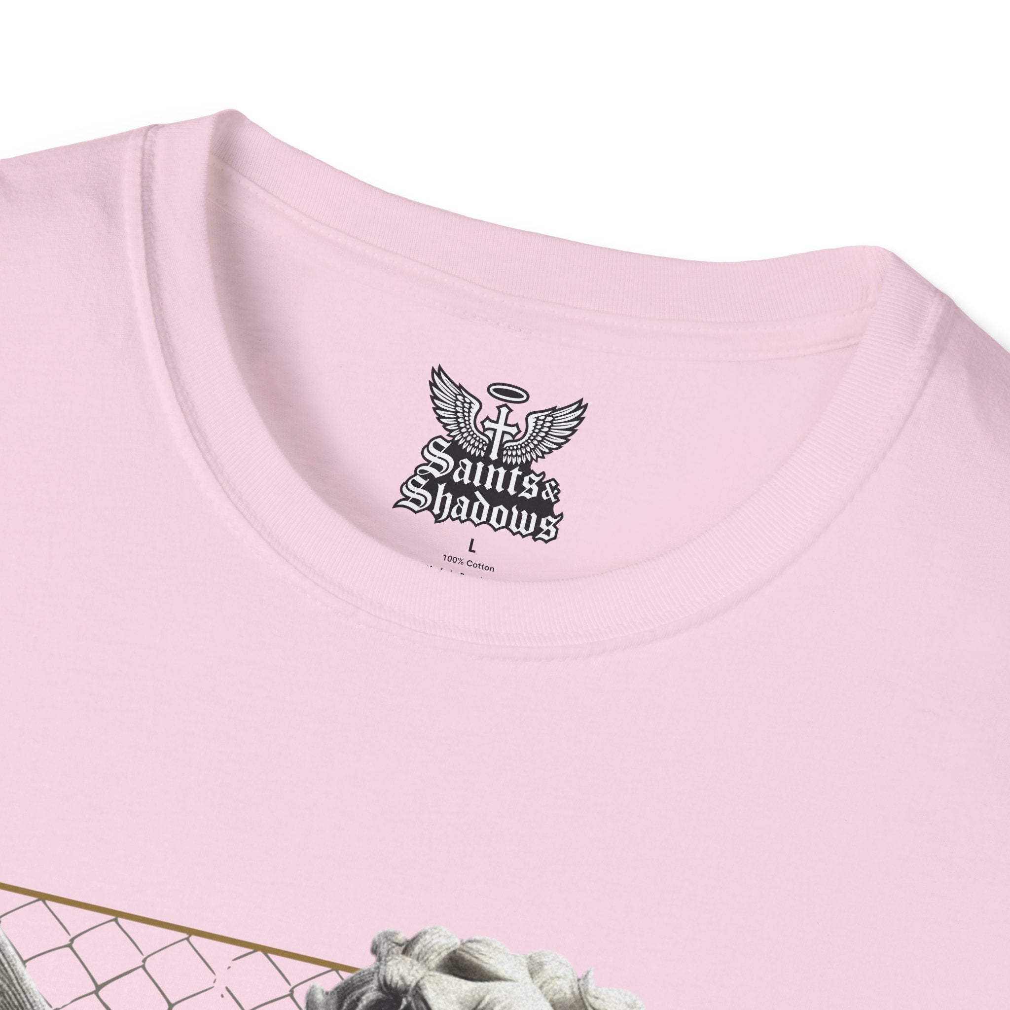 Saints and Shadows - Matchmaker, Angelic Artwork Unisex Softstyle T-Shirt, Casual Wear