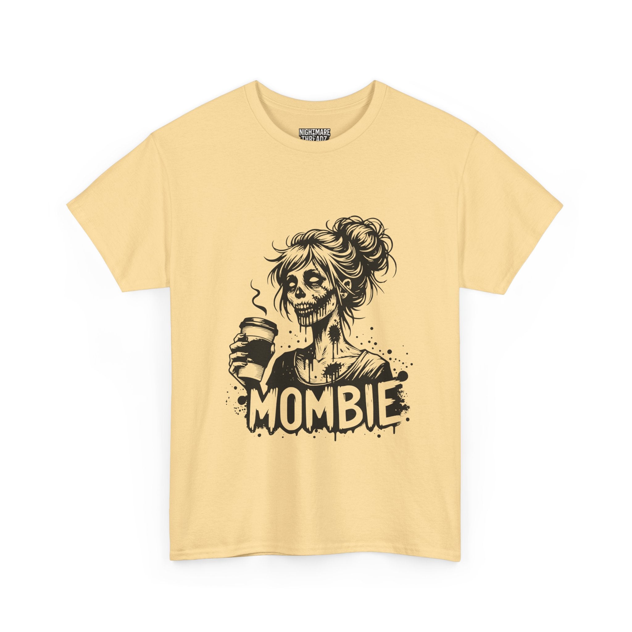 Mombie Unisex Tee, Perfect for Halloween, Gift for Moms, Relaxed Fit, Funny T-Shirt, Unique Graphic Tee, Casual Wear