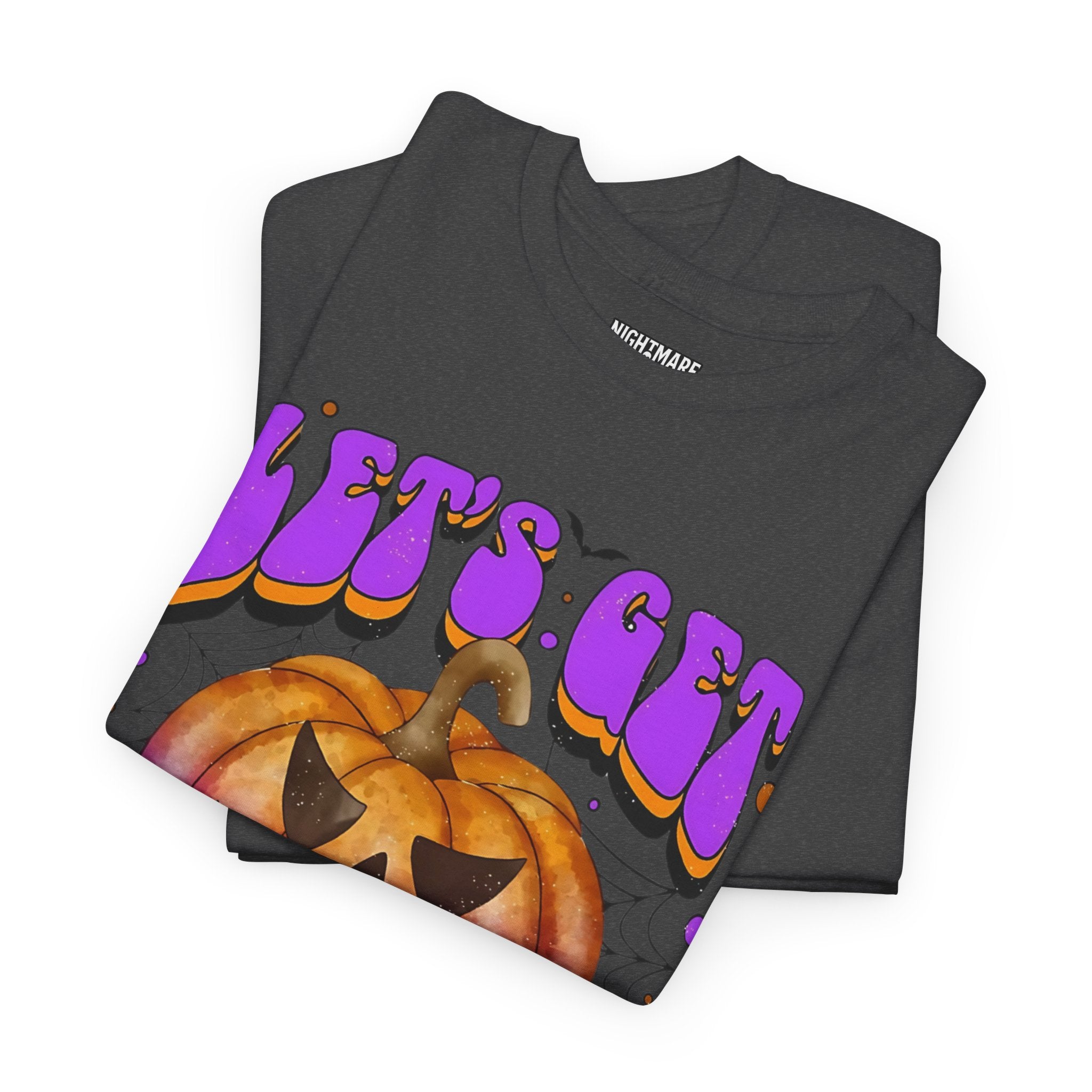 Halloween Spooky Pumpkin Tee, Unisex Cotton Shirt, Halloween Costume, Fall Festivities, Trick or Treat