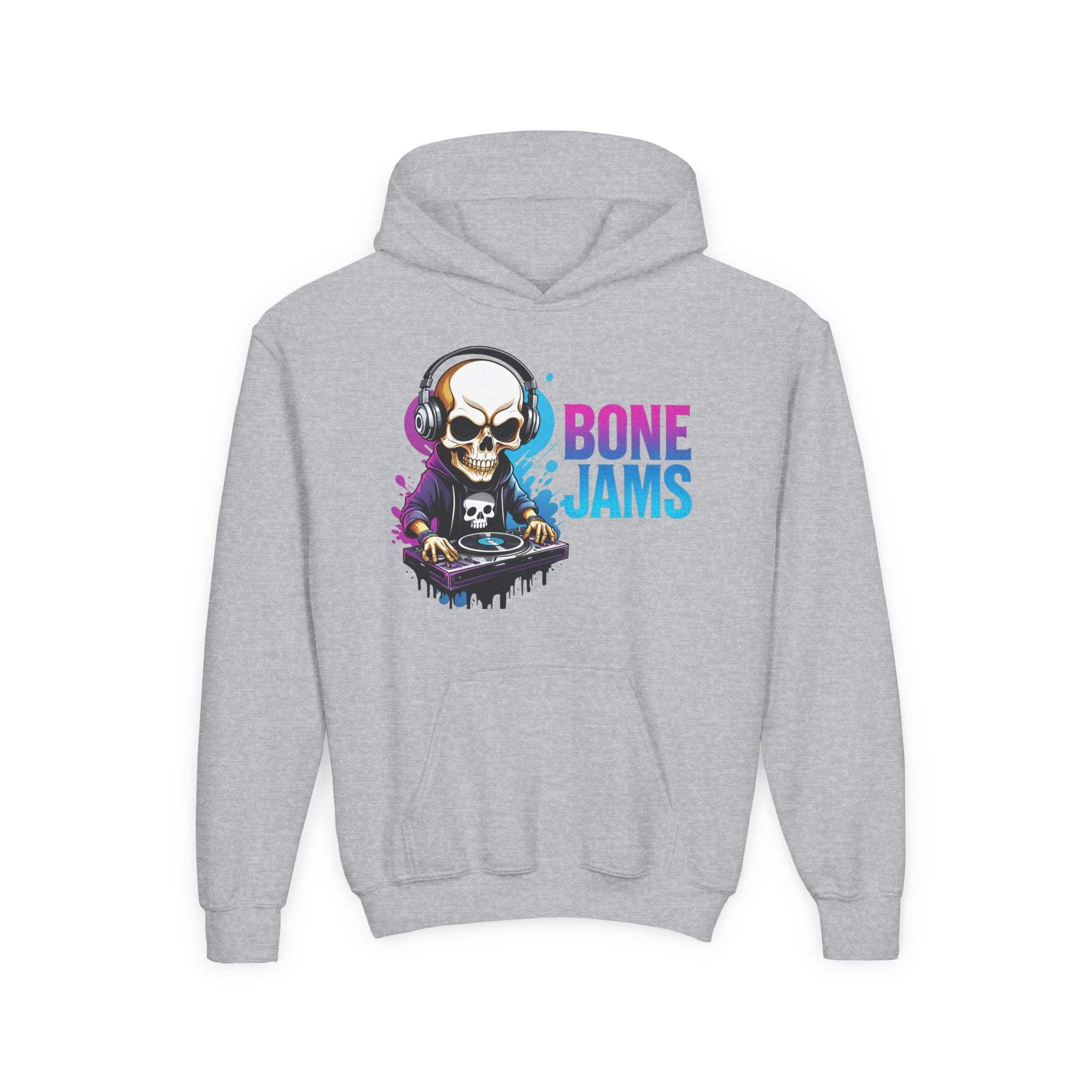 Bone Jams MC Bonez, Kids Hoodie Skull DJ