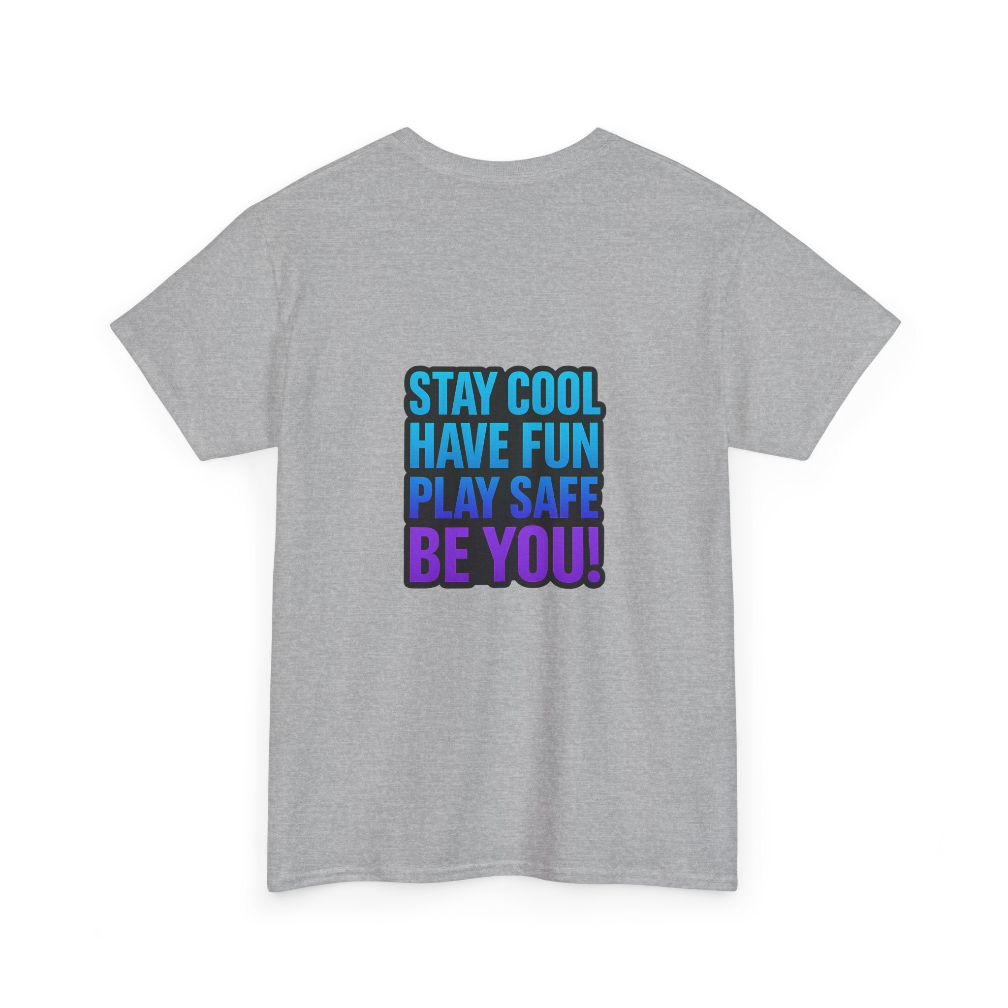 DJ KAT PAWS Surfing Fun T-Shirt | Stay Cool, Have Fun, Play Safe, Be You! | Fun Summer Tee, Gift for Cat Lovers, Beach Vibes