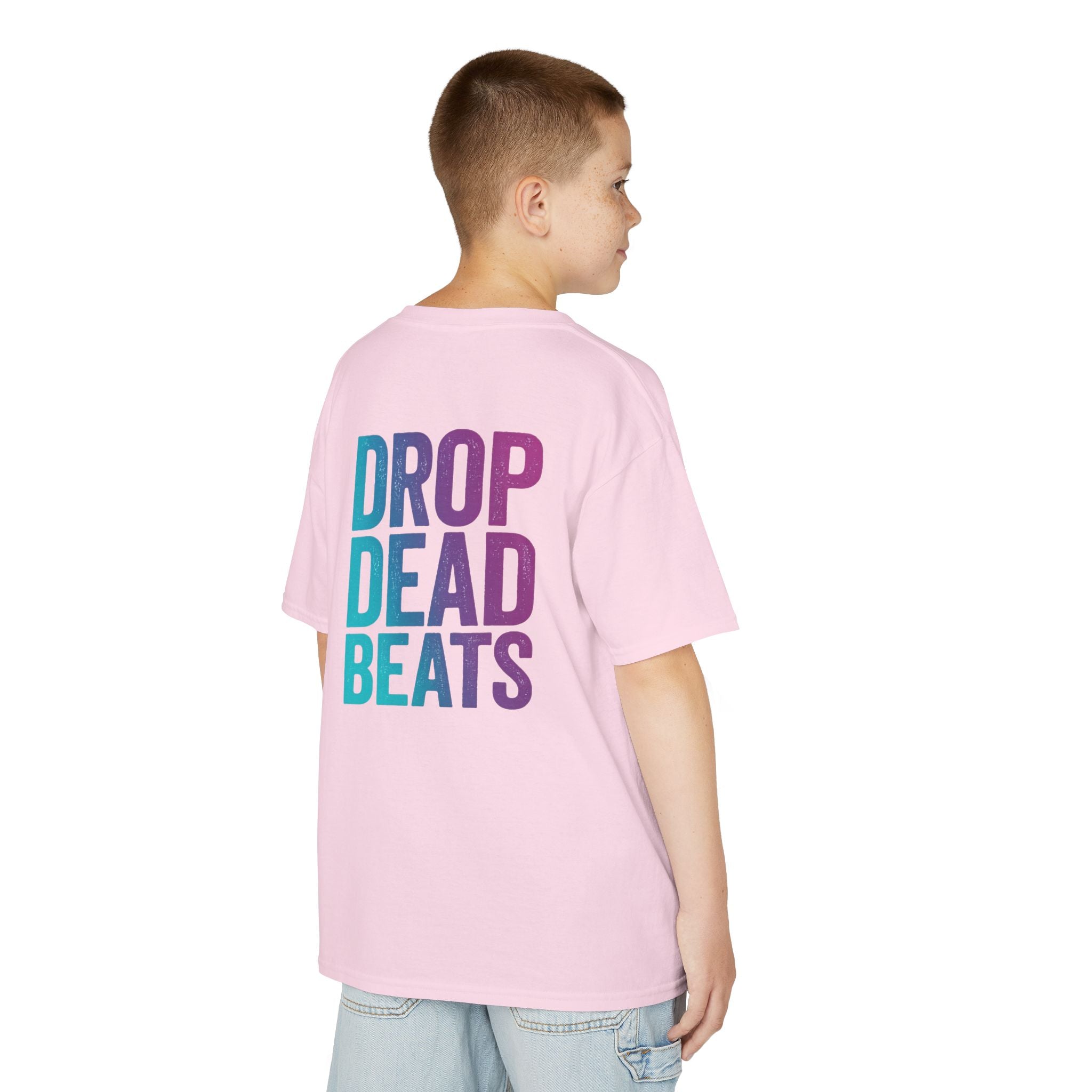 Bone Jams MC Bonez, Kids Tee | Drummer Edition | Halloween Costume, Birthday Gift & Drop Dead Beats Apparel