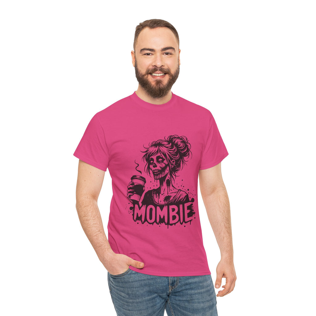 Mombie Unisex Tee, Perfect for Halloween, Gift for Moms, Relaxed Fit, Funny T-Shirt, Unique Graphic Tee, Casual Wear