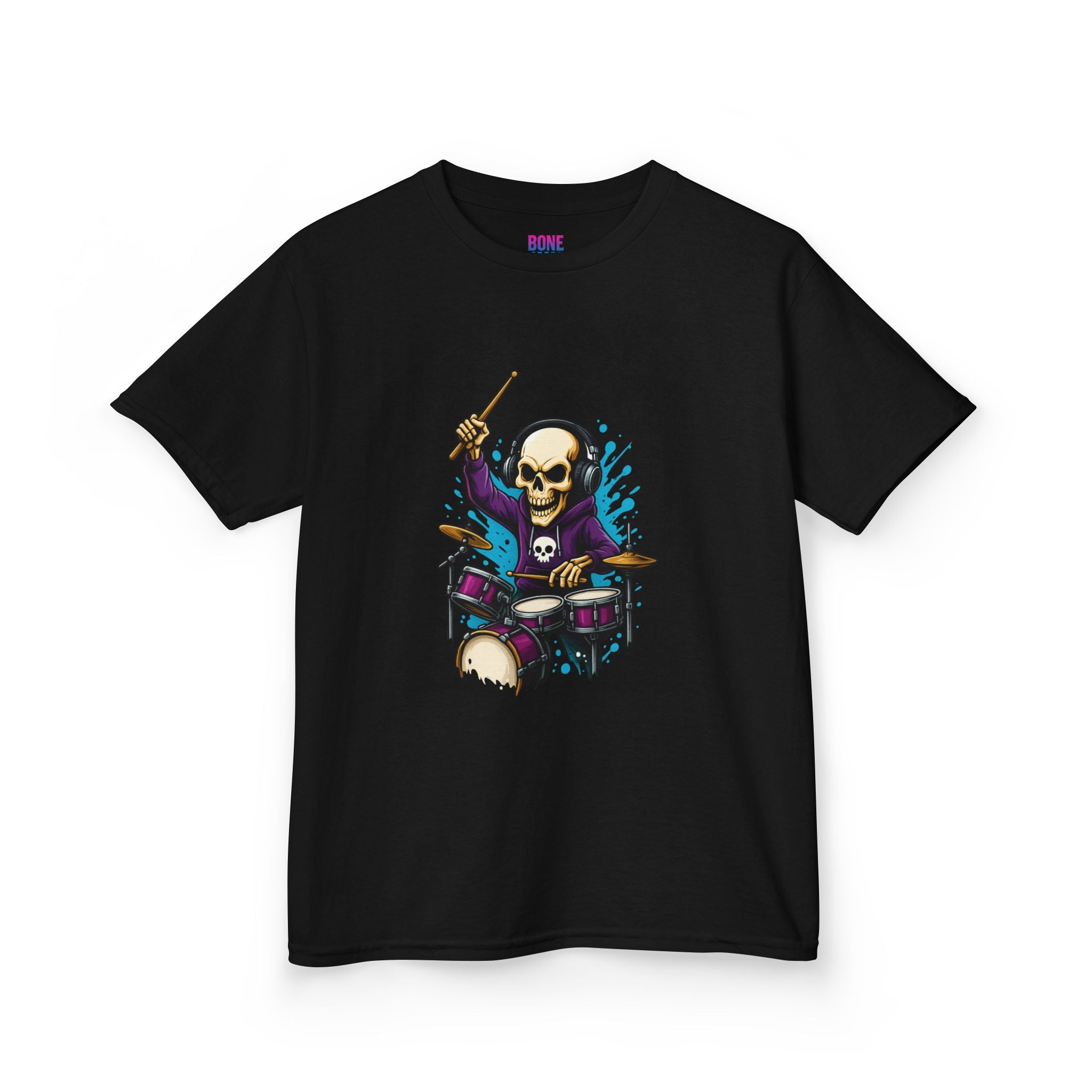 Bone Jams MC Bonez Kids Tee, Drumming Up The Dead