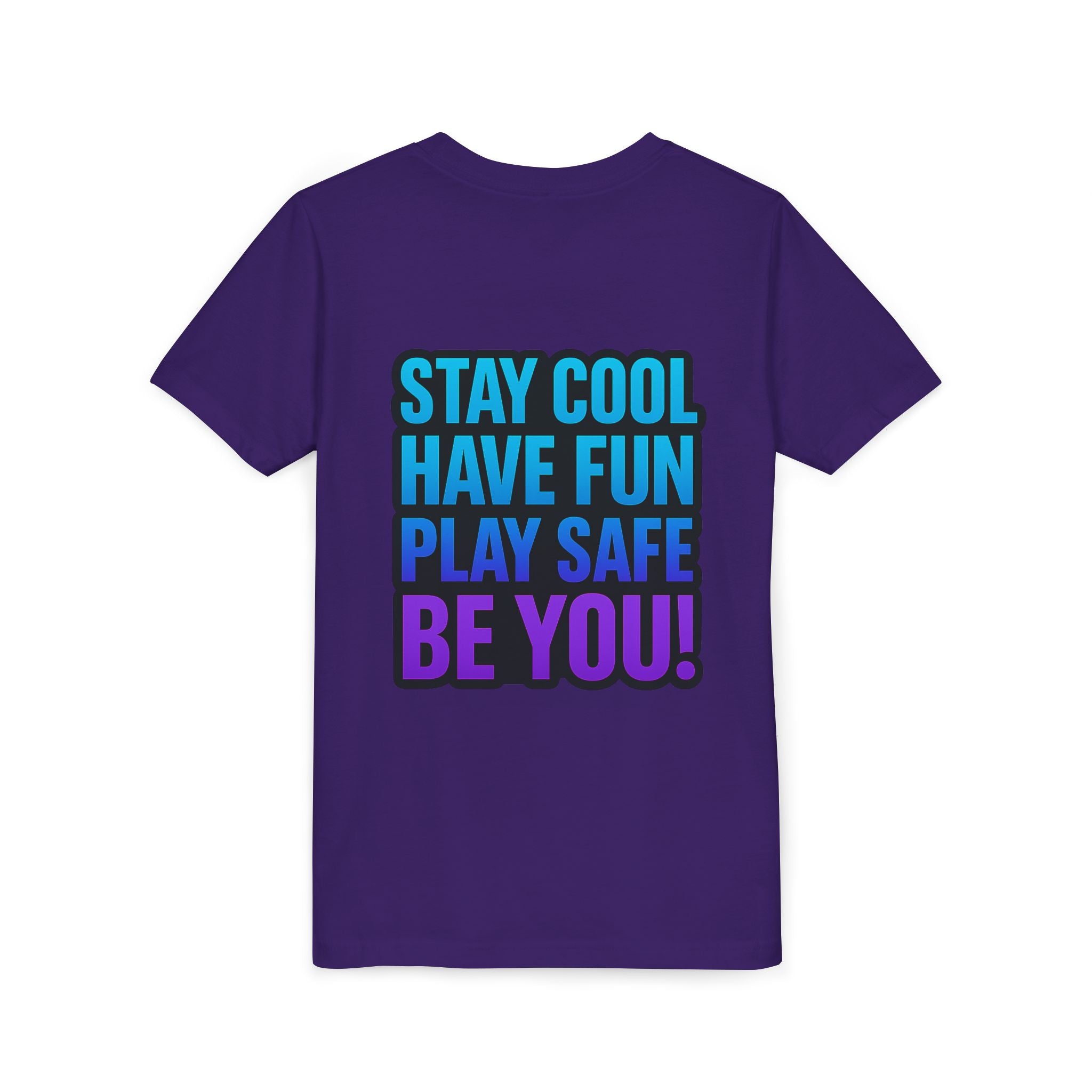 DJ KAT PAWS Paw-Sitive Waves Only, Youth Tee | Kids Surfing T-Shirt, Fun Cat Graphic Top, Summer Apparel, Gifts for Animal Lovers