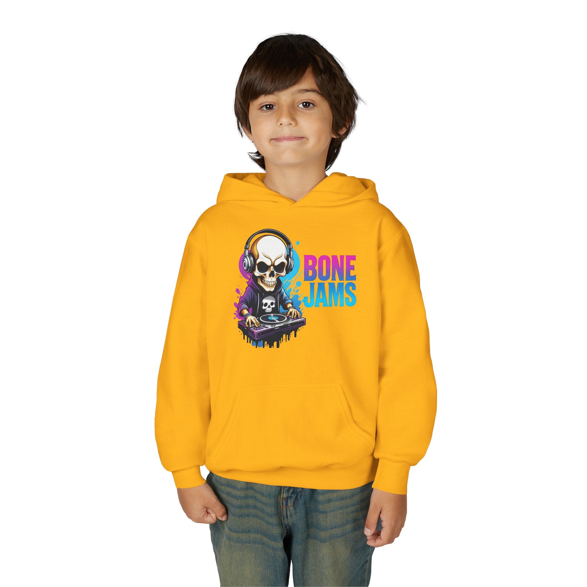 Bone Jams MC Bonez, Kids Hoodie Skull DJ