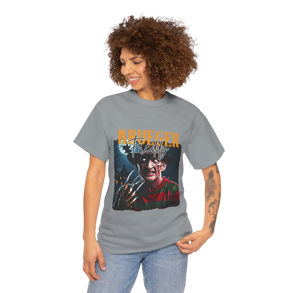 Freddy Krueger, Horror Graphic Tee, Unisex Cotton Shirt, Halloween Costume, Horror Movie Gift, Spooky T-Shirt, Horror Fan Apparel