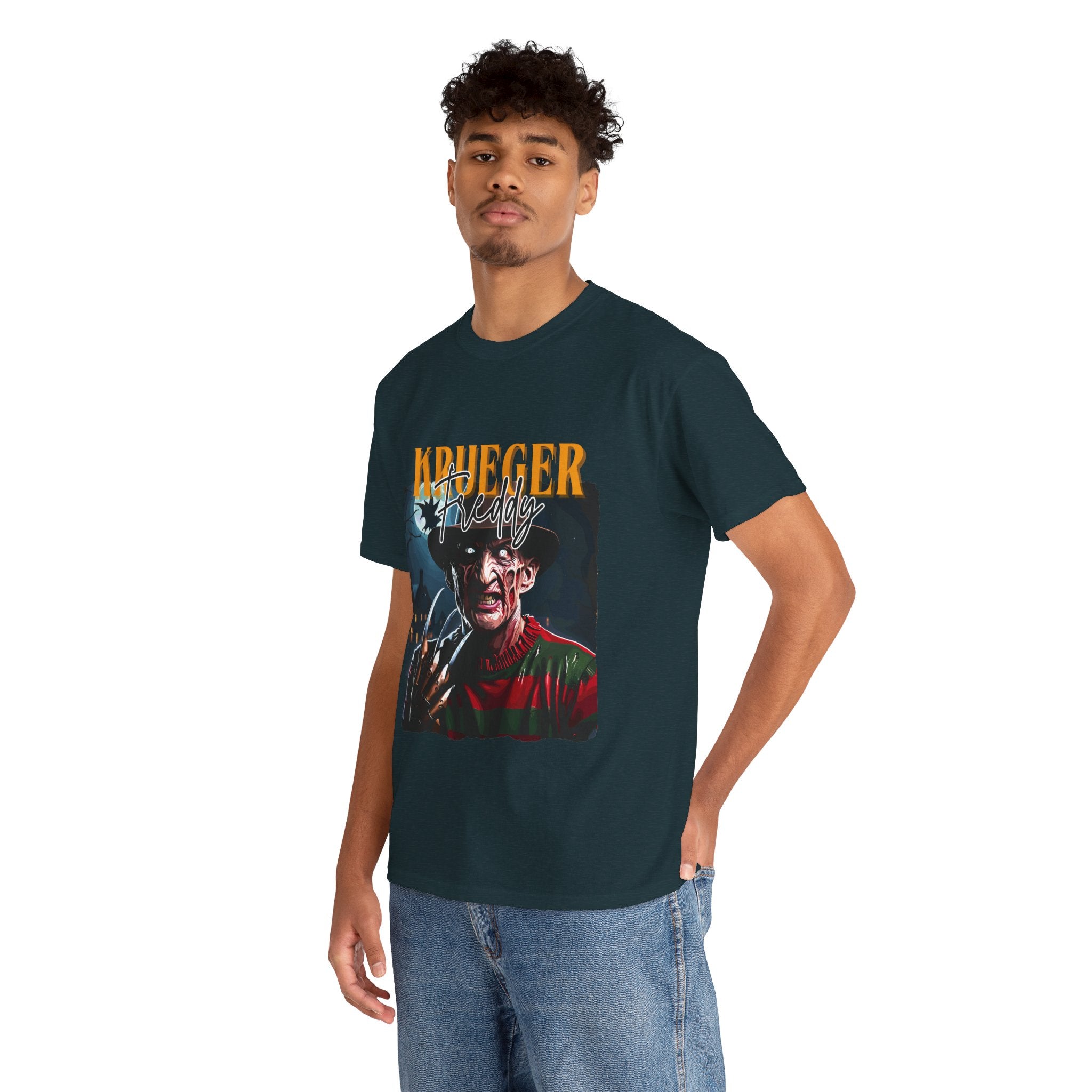 Freddy Krueger, Horror Graphic Tee, Unisex Cotton Shirt, Halloween Costume, Horror Movie Gift, Spooky T-Shirt, Horror Fan Apparel