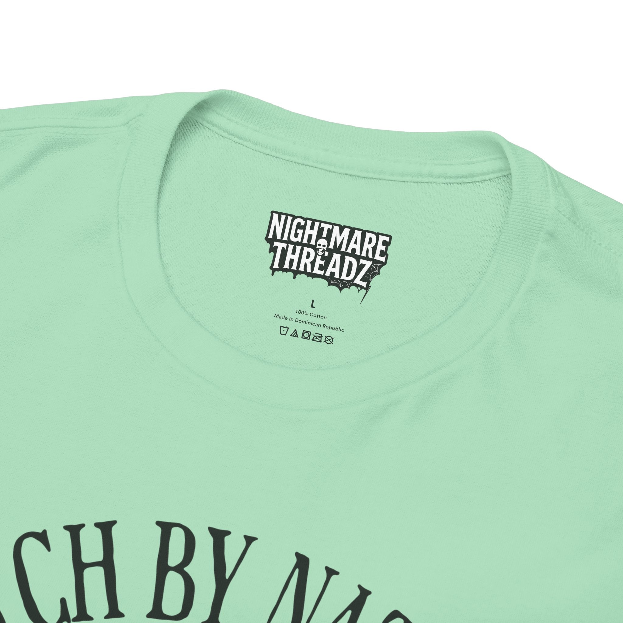 Witchy Cotton Tee - "Witch by Nature, Bitch by Choice" | Unisex Tee for Spooky Season, Boho Fashion, Festival Wear, Gift for Witches
