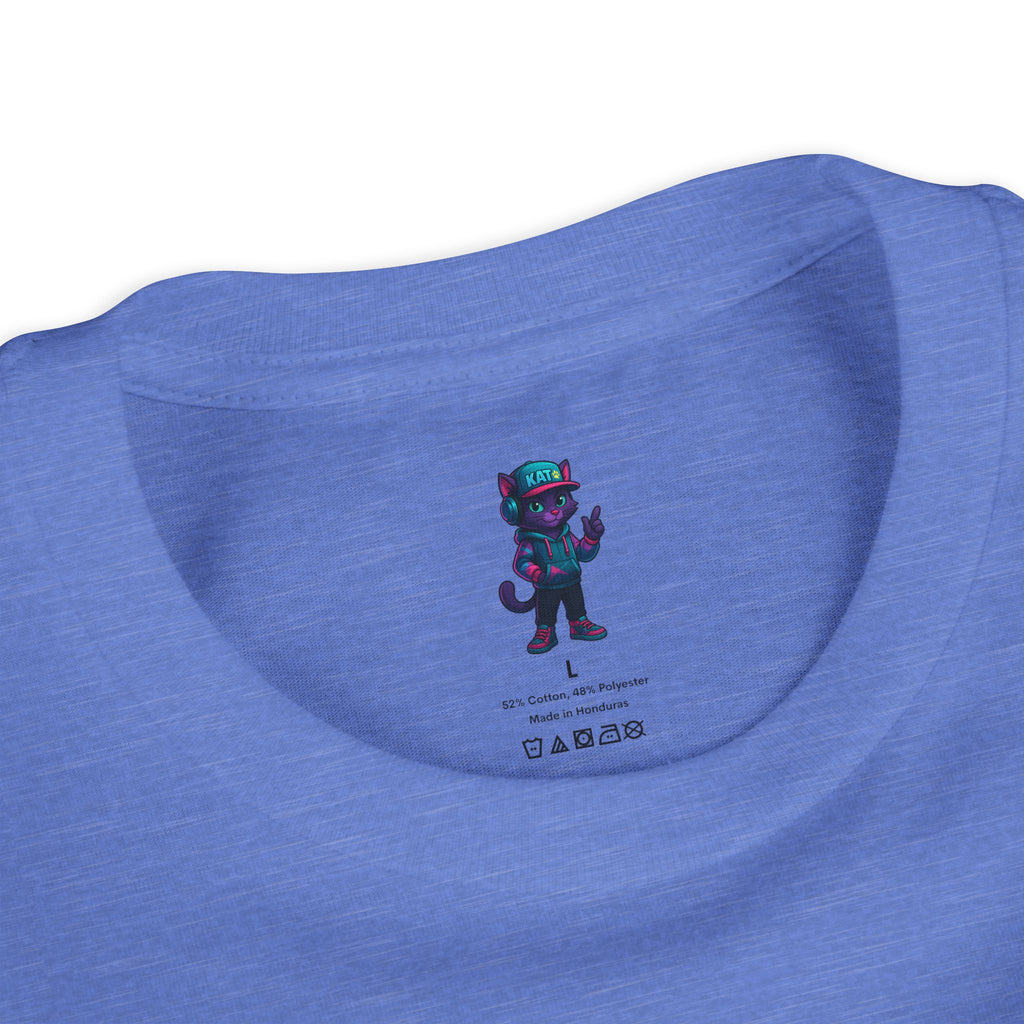 DJ KAT PAWS Paw-sitively Shredding, Skateboarding Youth Tee | Fun Summer Shirt, Motivational Kids T-Shirt, Birthday Gift for Boys & Girls
