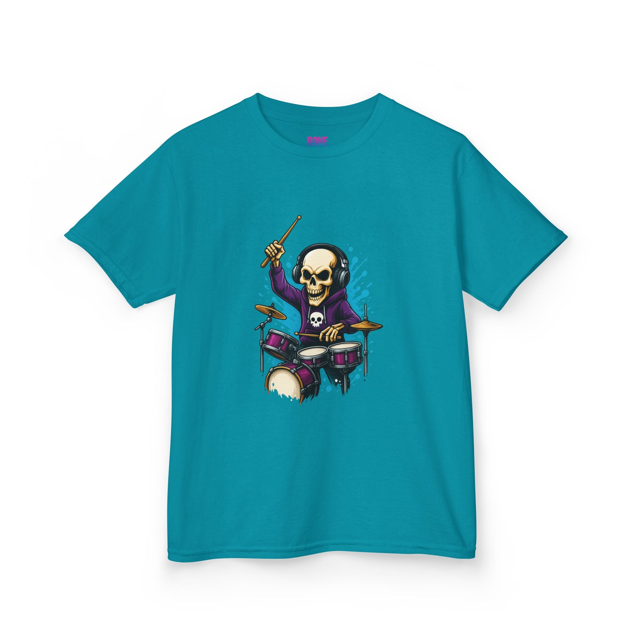 Bone Jams MC Bonez Kids Tee, Drumming Up The Dead