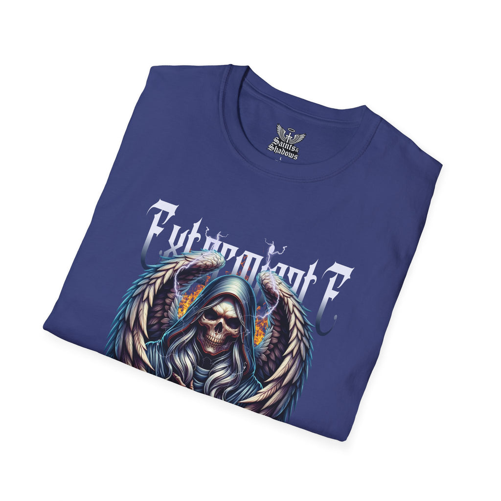 Saints and Shadows - Exterminate, Angelic Artwork Unisex Softstyle T-Shirt, Casual Wear