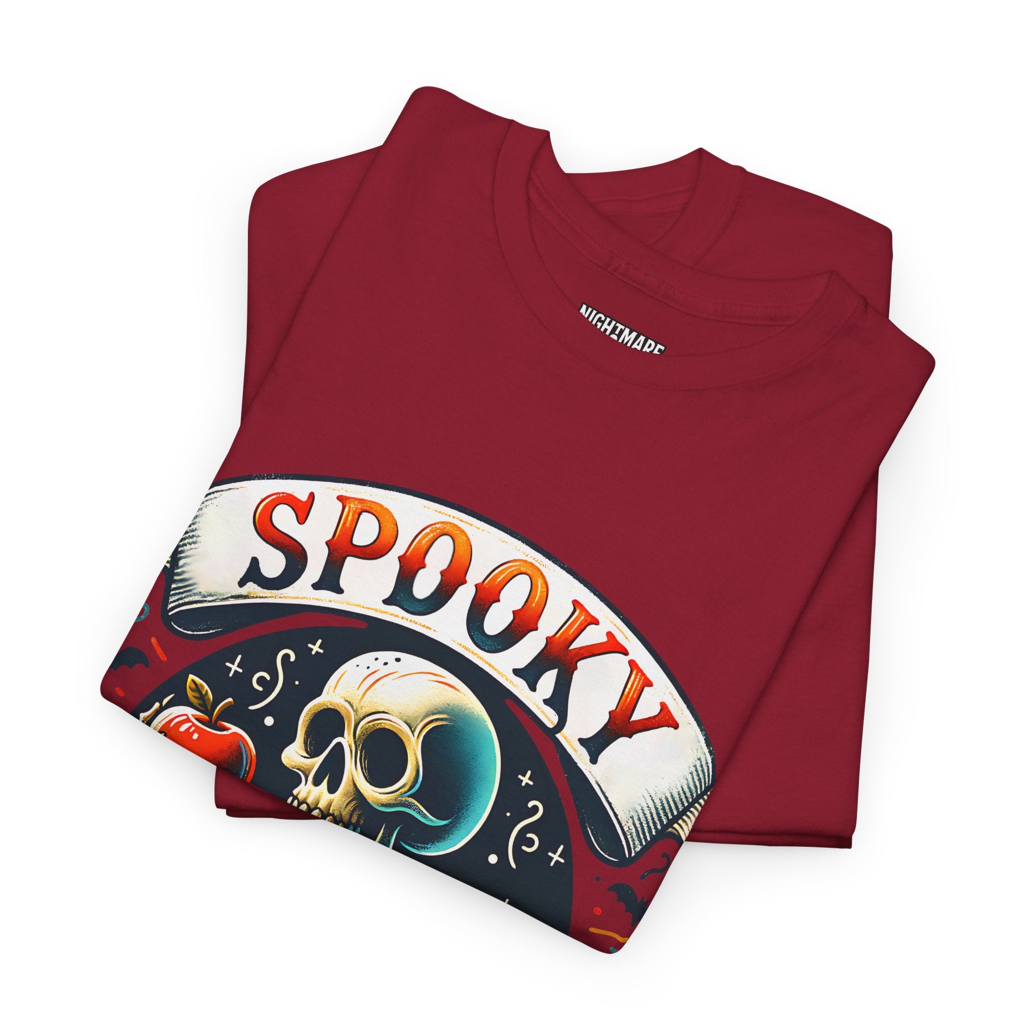 Spooky Teacher Tee, Halloween Shirt, Unisex Cotton T-Shirt, Funny Teacher Gift, Skeleton Design, Fall Apparel