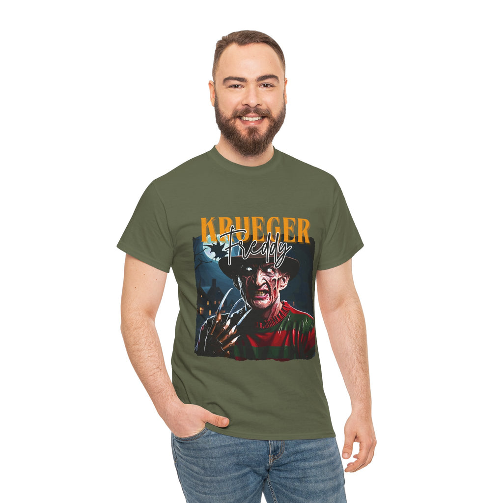 Freddy Krueger, Horror Graphic Tee, Unisex Cotton Shirt, Halloween Costume, Horror Movie Gift, Spooky T-Shirt, Horror Fan Apparel