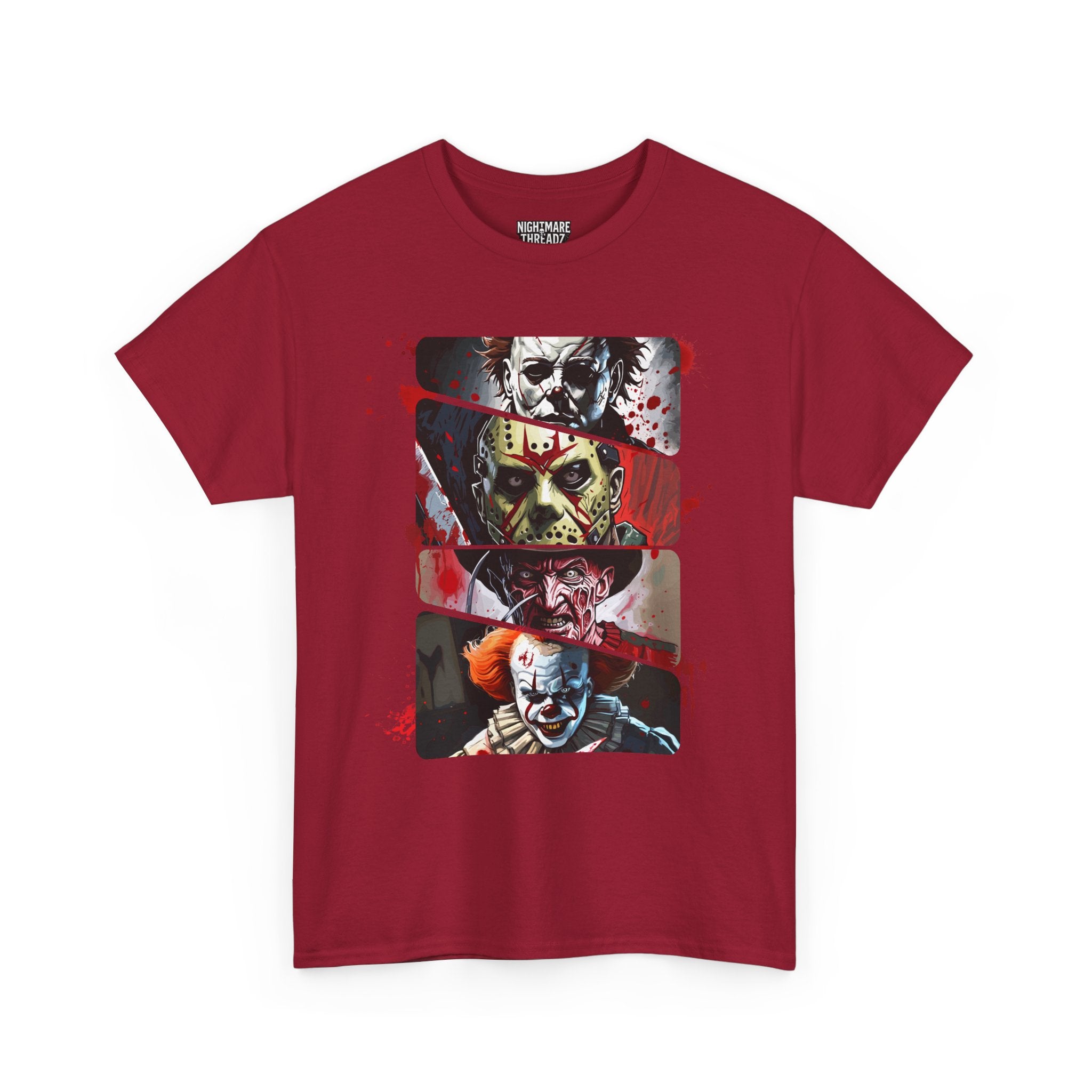 Horror Legends Horror Graphic Tee, Unisex Cotton Shirt, Halloween Costume, Horror Movie Gift, Spooky T-Shirt, Horror Fan Apparel