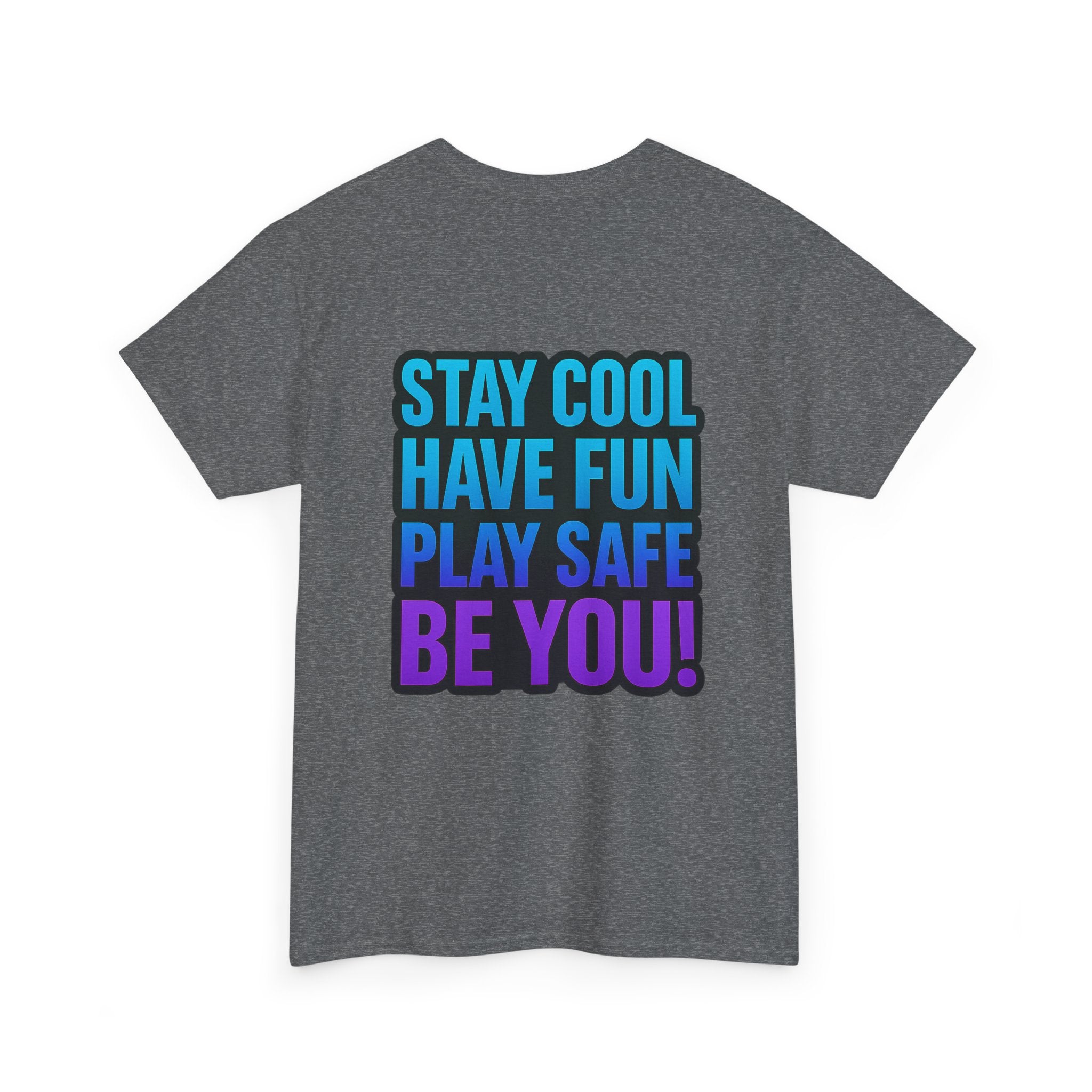 DJ KAT PAWS Surfing Fun T-Shirt | Stay Cool, Have Fun, Play Safe, Be You! | Fun Summer Tee, Gift for Cat Lovers, Beach Vibes