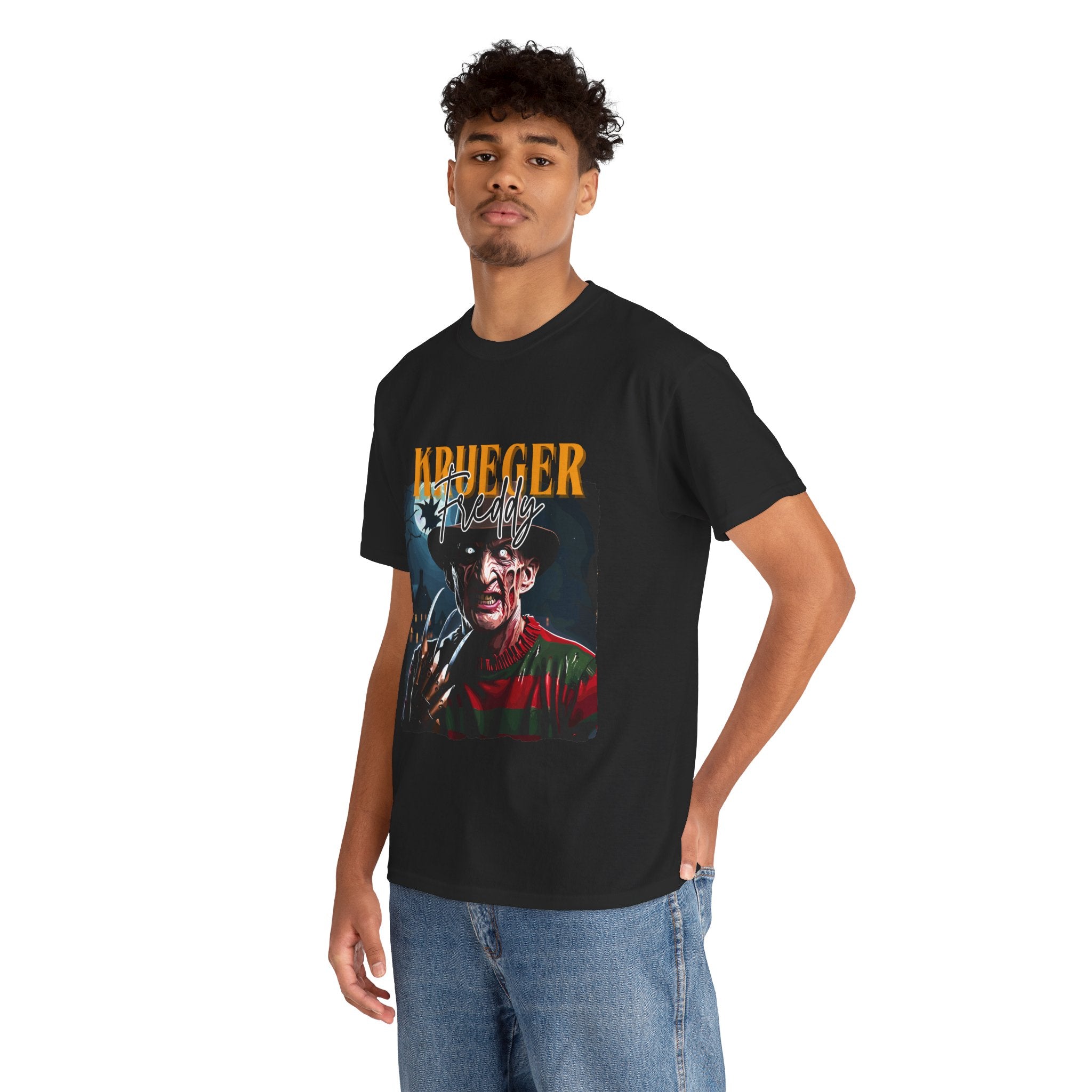 Freddy Krueger, Horror Graphic Tee, Unisex Cotton Shirt, Halloween Costume, Horror Movie Gift, Spooky T-Shirt, Horror Fan Apparel
