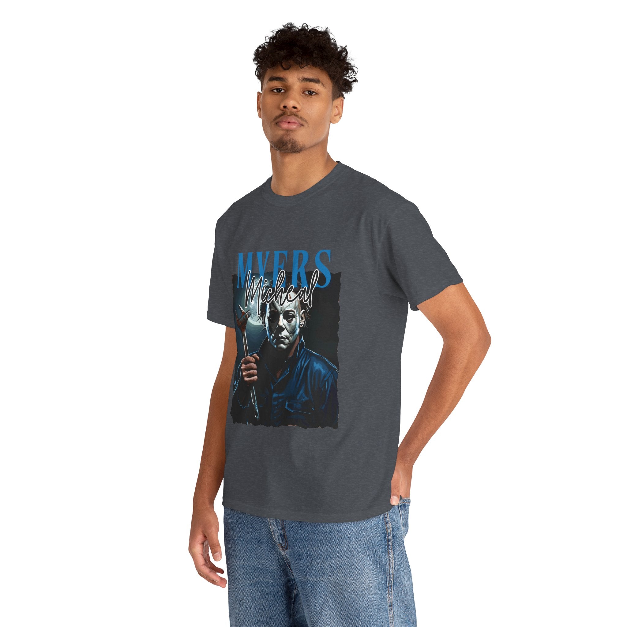 Michael Myers - Horror Graphic Tee, Unisex Cotton Shirt, Halloween Costume, Horror Movie Gift, Spooky T-Shirt, Horror Fan Apparel