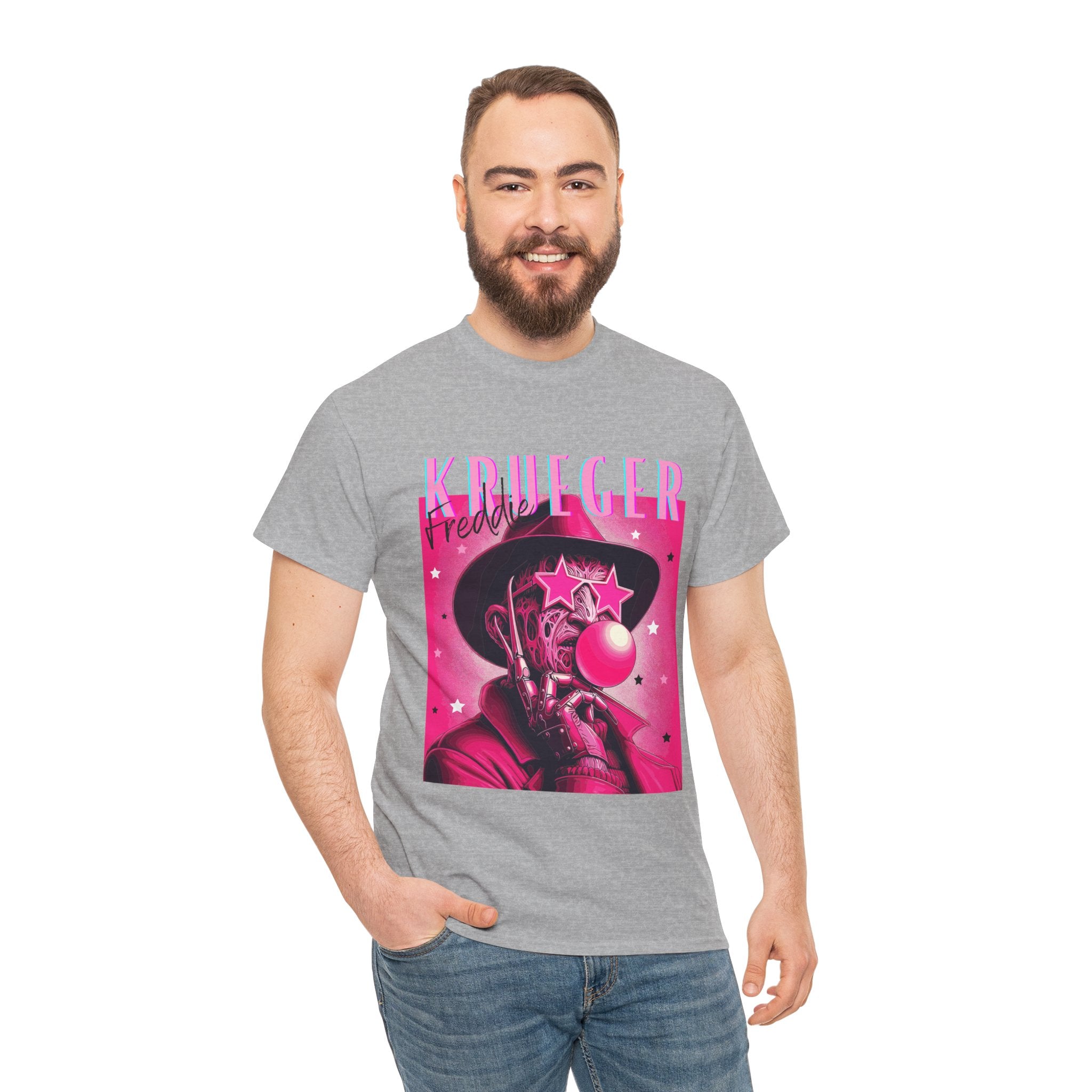 Freddie Kruger, Horror Graphic Tee, Unisex Cotton Shirt, Halloween Costume, Horror Movie Gift, Spooky T-Shirt, Horror Fan Apparel