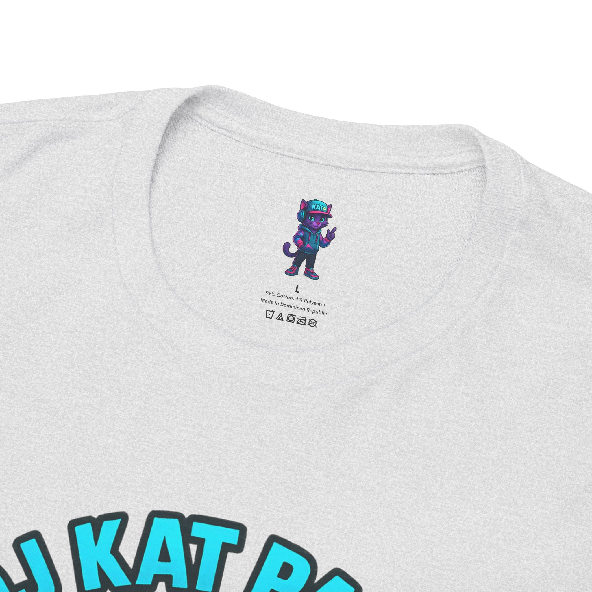DJ KAT PAWS Paw-sitive Waves Only Surfing Tee