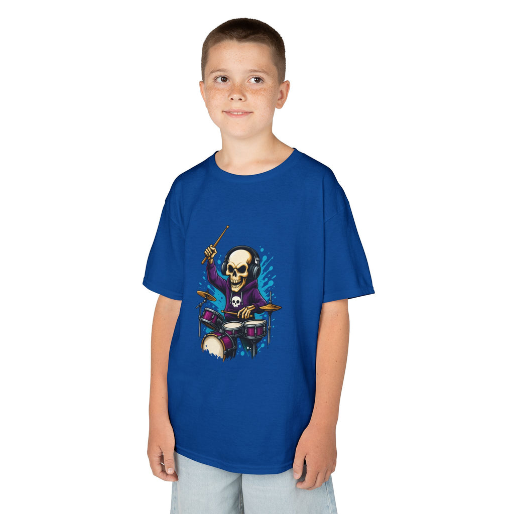 Bone Jams MC Bonez Kids Tee, Drumming Up The Dead