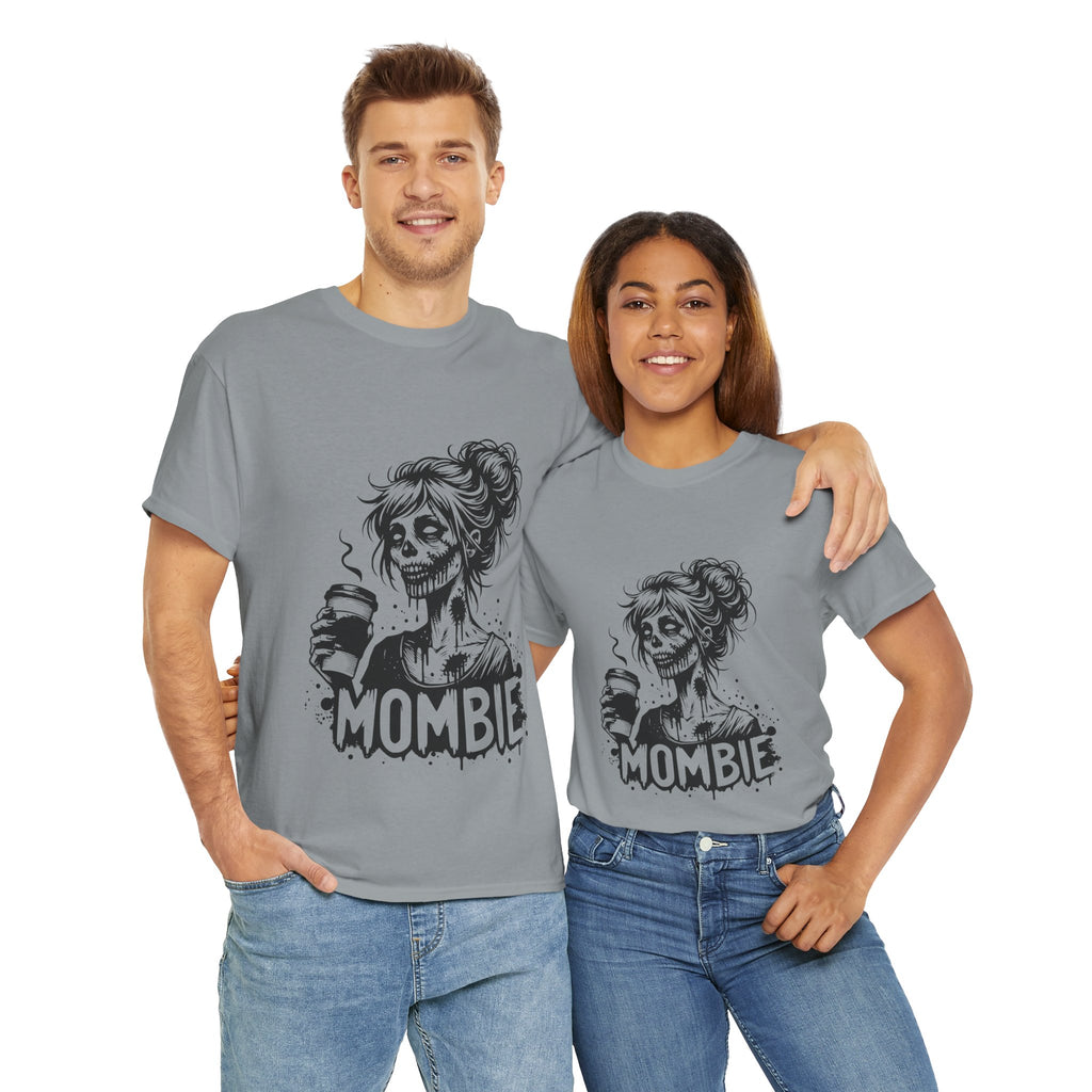 Mombie Unisex Tee, Perfect for Halloween, Gift for Moms, Relaxed Fit, Funny T-Shirt, Unique Graphic Tee, Casual Wear