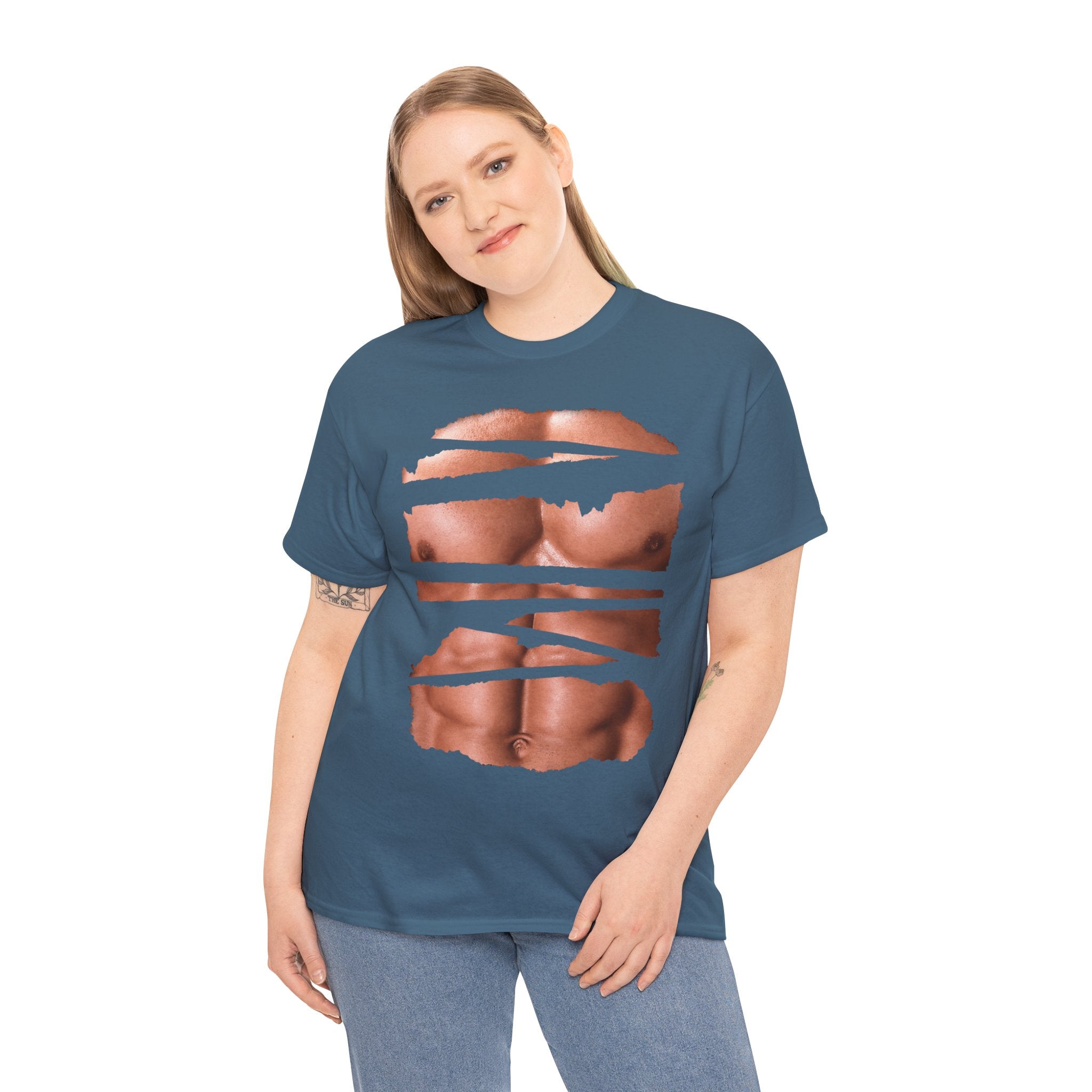 Shredded Abs Tee