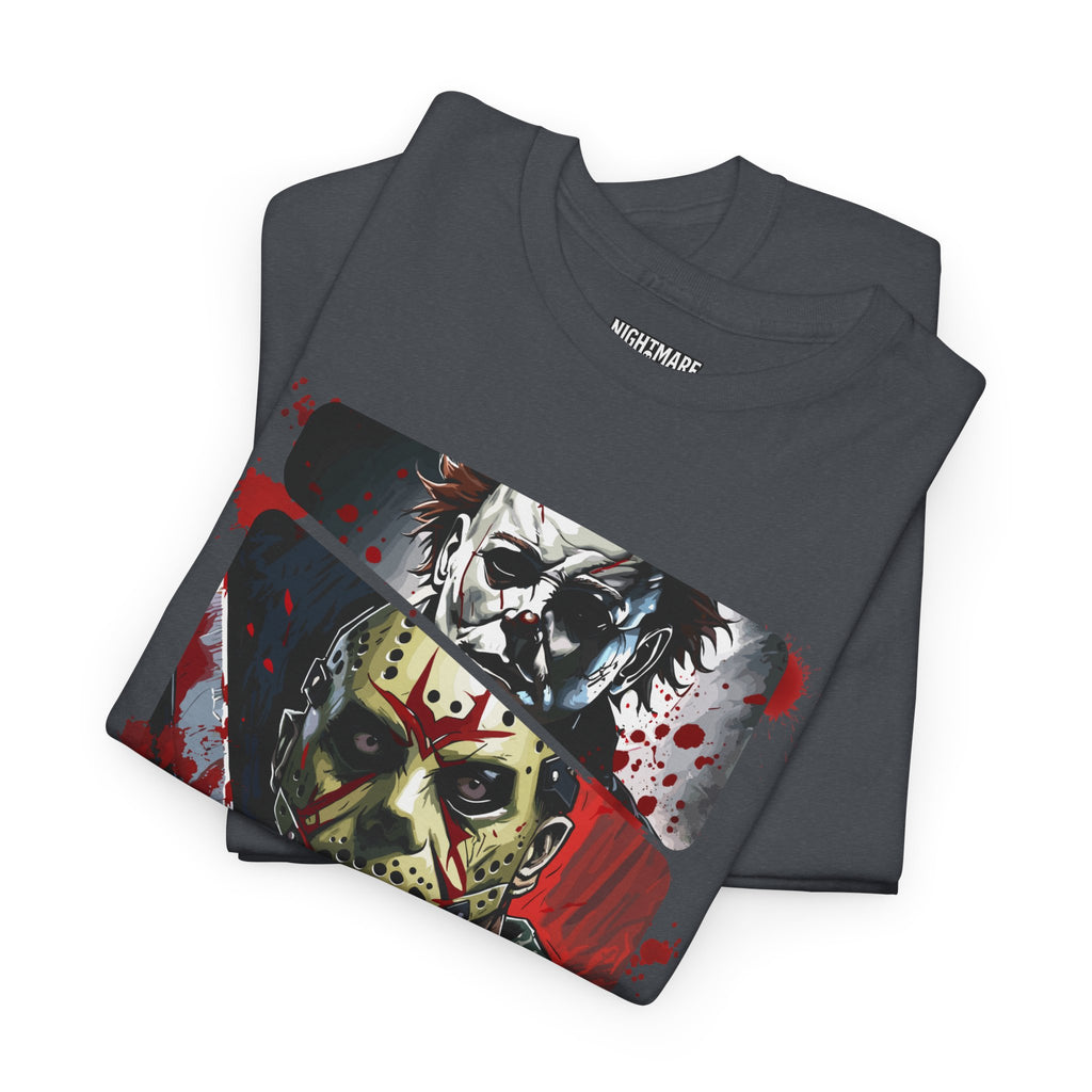 Horror Legends Horror Graphic Tee, Unisex Cotton Shirt, Halloween Costume, Horror Movie Gift, Spooky T-Shirt, Horror Fan Apparel
