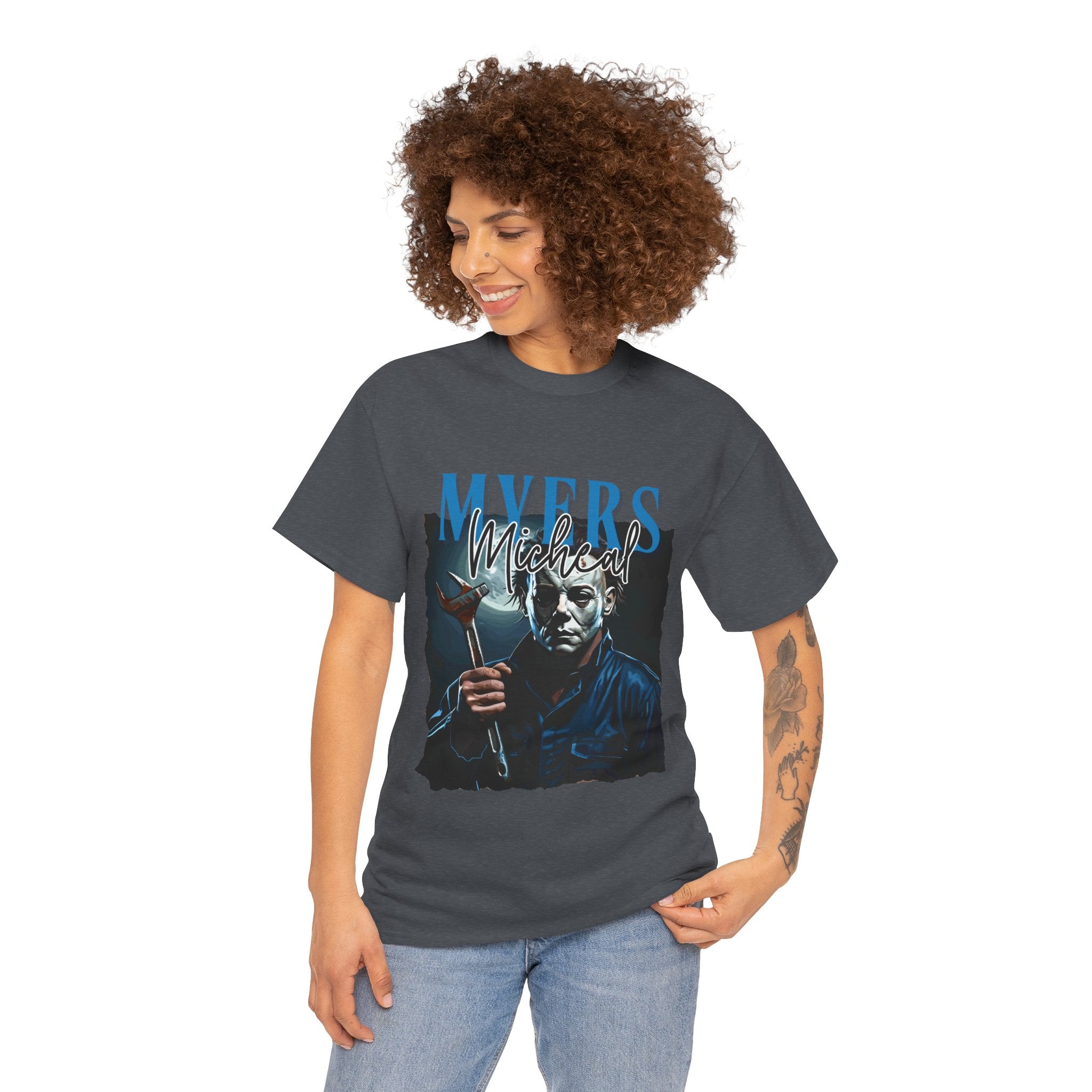 Michael Myers - Horror Graphic Tee, Unisex Cotton Shirt, Halloween Costume, Horror Movie Gift, Spooky T-Shirt, Horror Fan Apparel