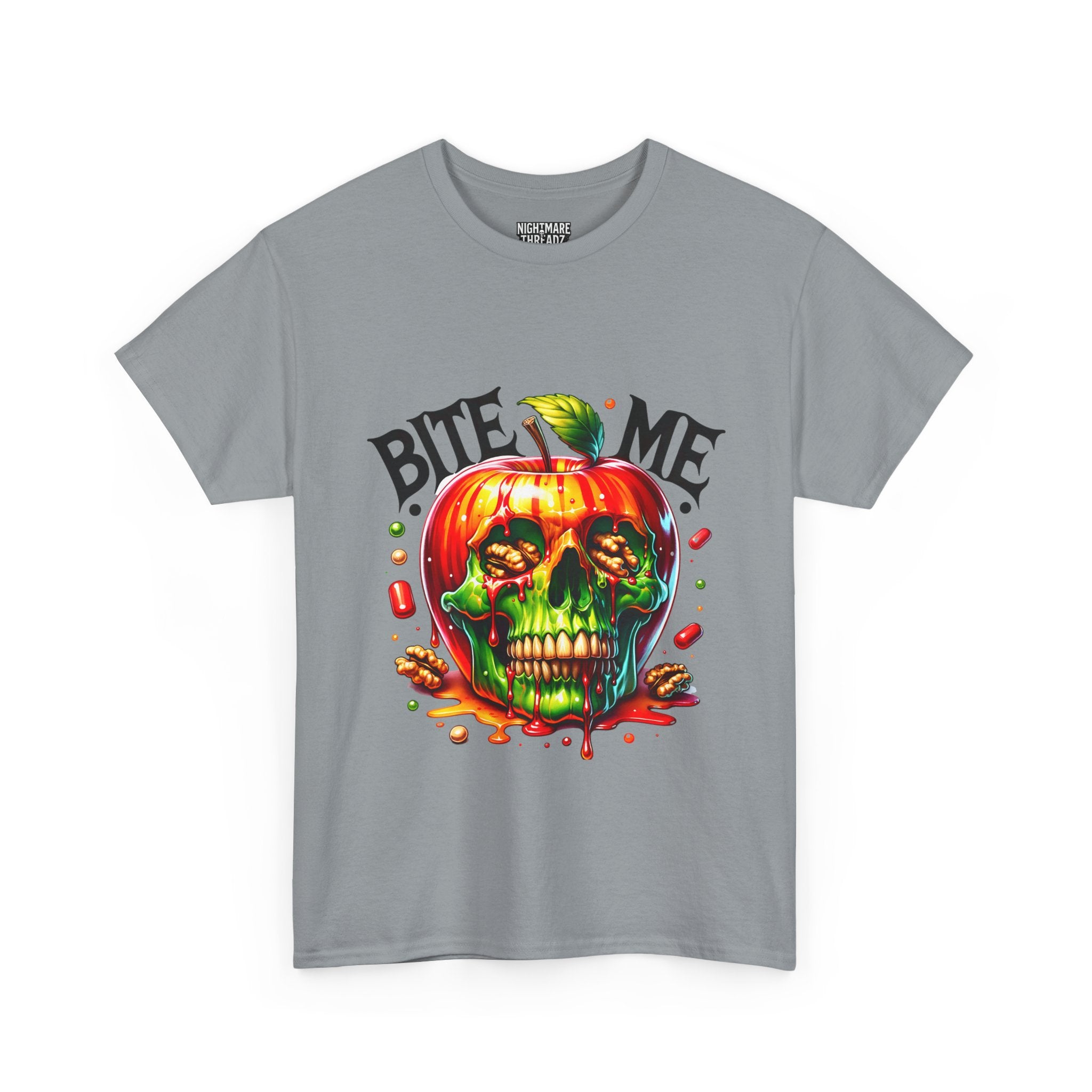 Bite Me Skull T-Shirt, Fun Graphic Tee, Halloween Costume Top, Trendy Casual Wear, Unique Gift Idea for Friends