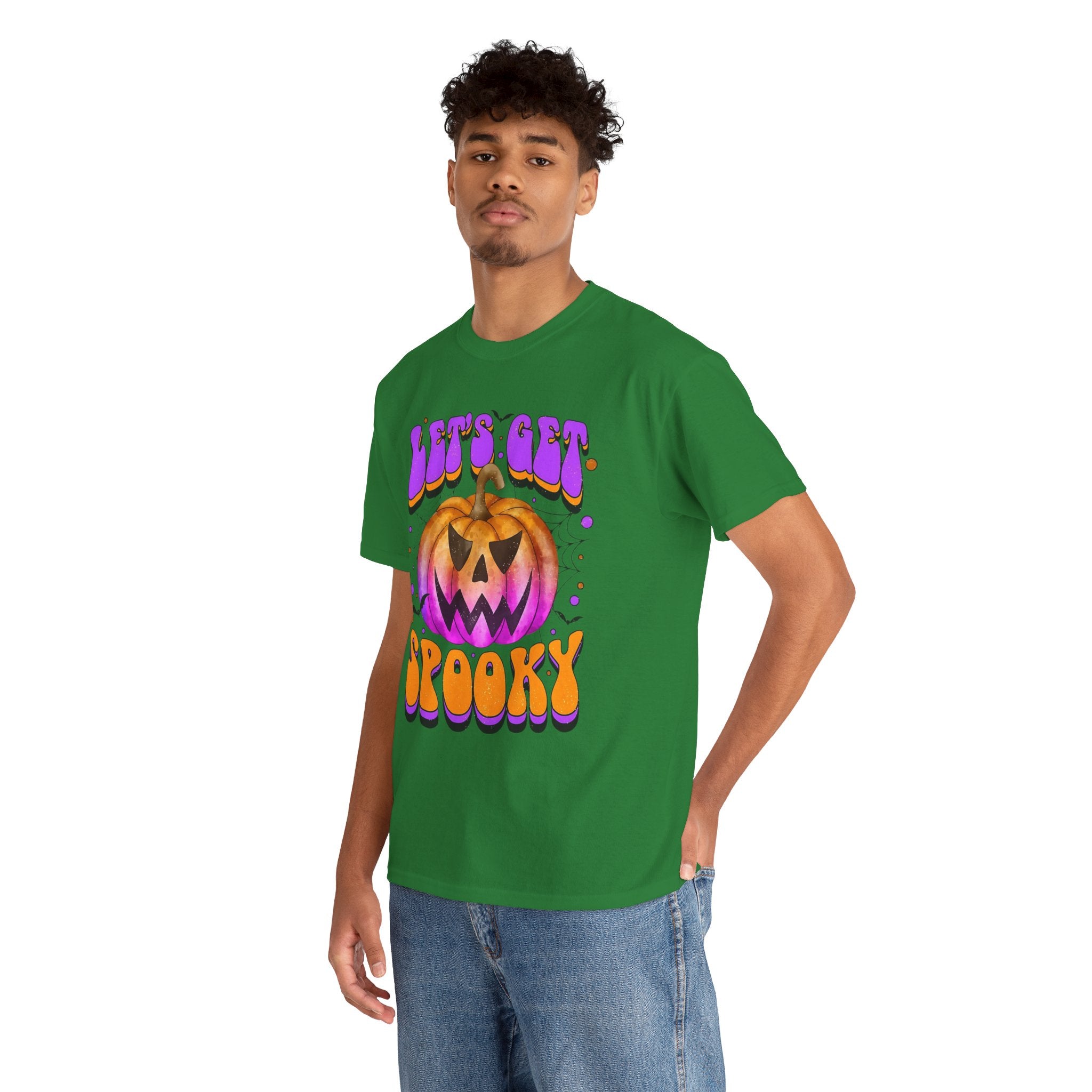 Halloween Spooky Pumpkin Tee, Unisex Cotton Shirt, Halloween Costume, Fall Festivities, Trick or Treat