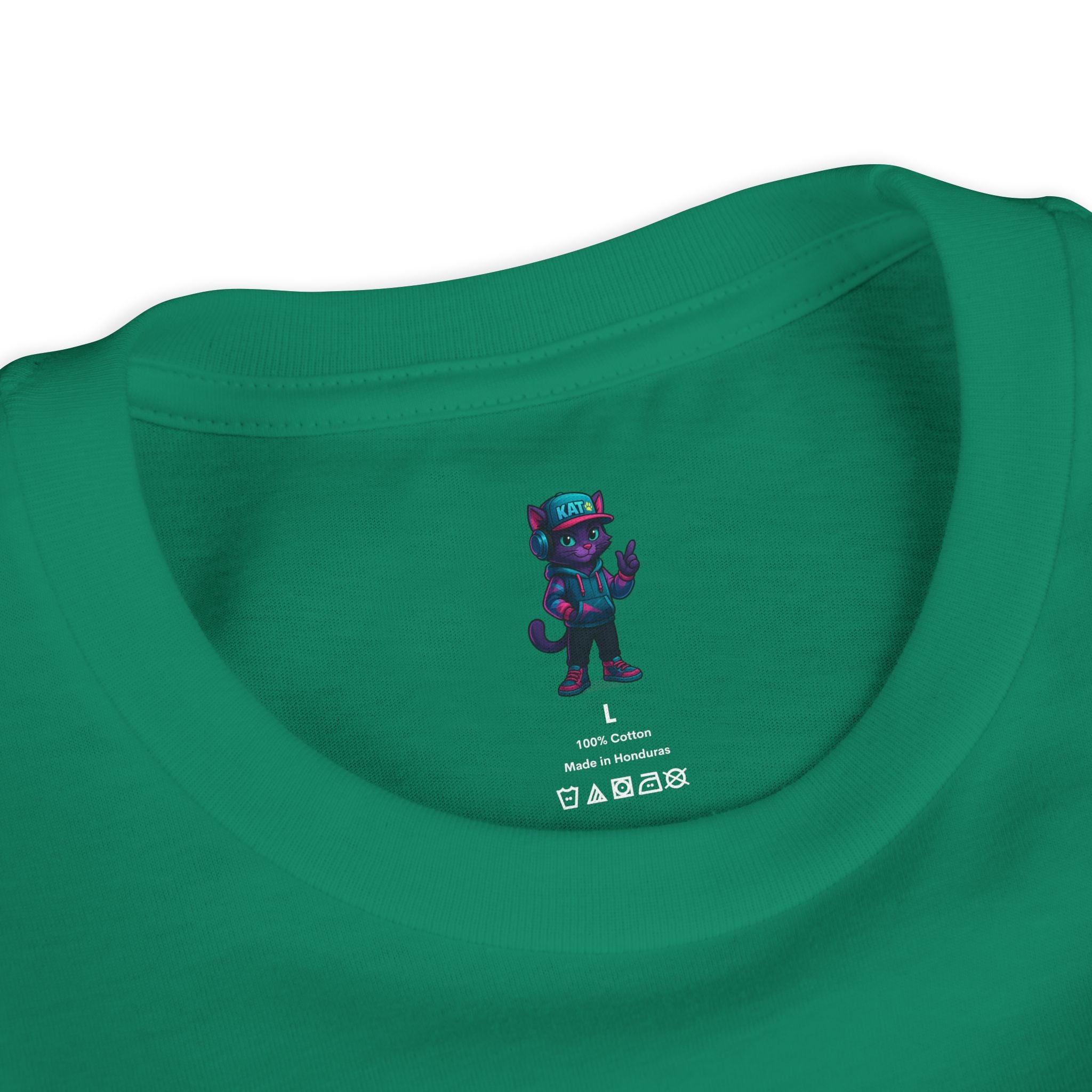 DJ KAT PAWS Paw-Sitive Waves Only, Youth Tee | Kids Surfing T-Shirt, Fun Cat Graphic Top, Summer Apparel, Gifts for Animal Lovers