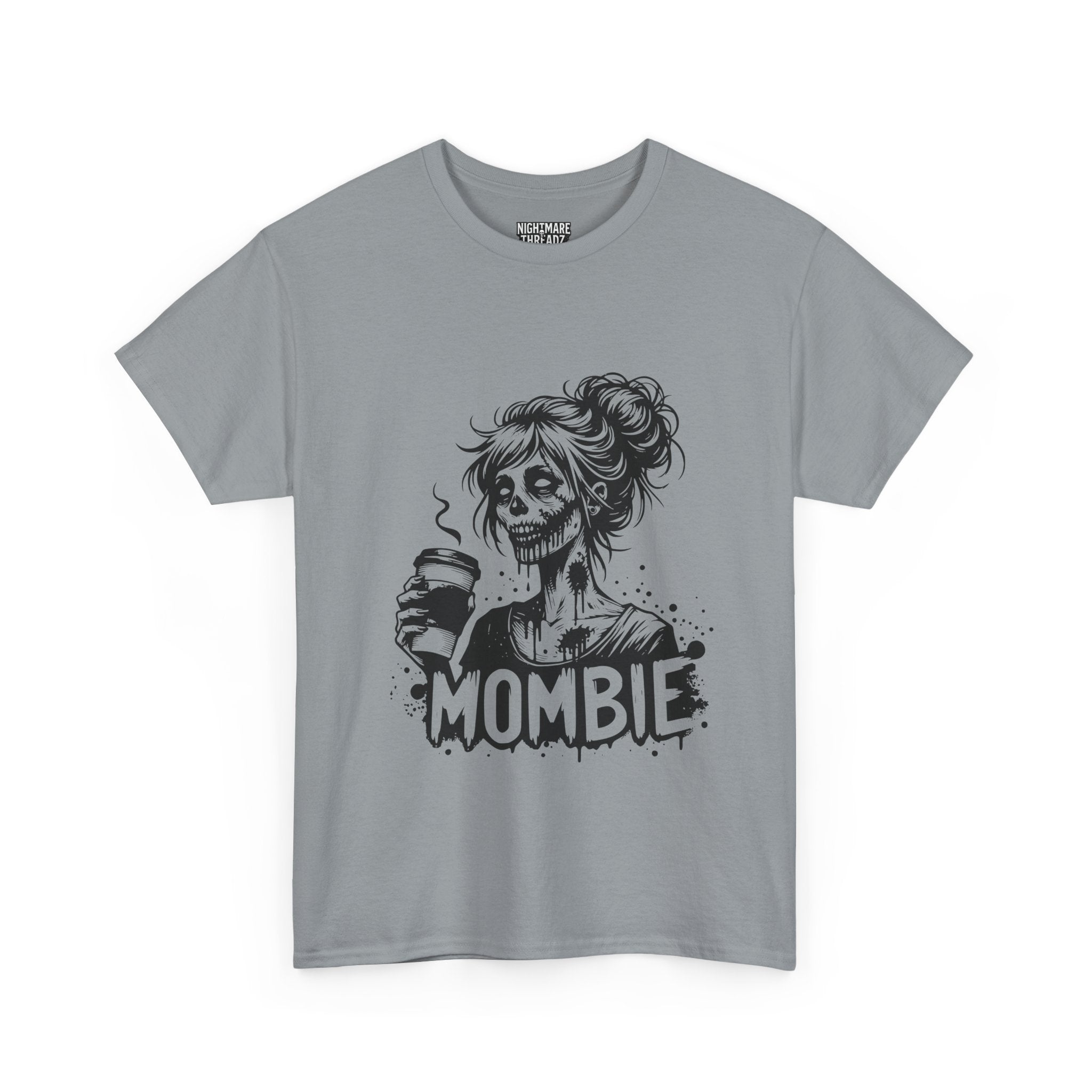 Mombie Unisex Tee, Perfect for Halloween, Gift for Moms, Relaxed Fit, Funny T-Shirt, Unique Graphic Tee, Casual Wear