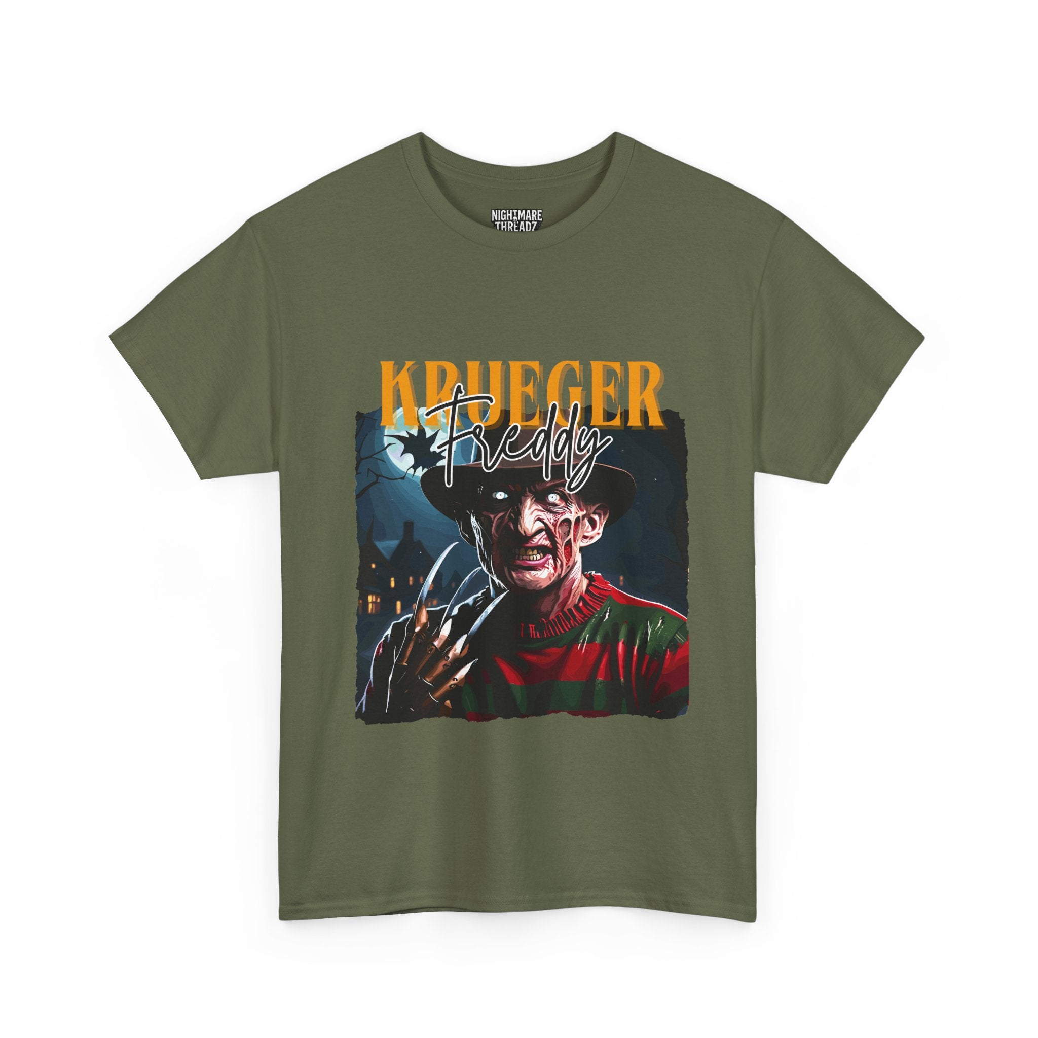 Freddy Krueger, Horror Graphic Tee, Unisex Cotton Shirt, Halloween Costume, Horror Movie Gift, Spooky T-Shirt, Horror Fan Apparel