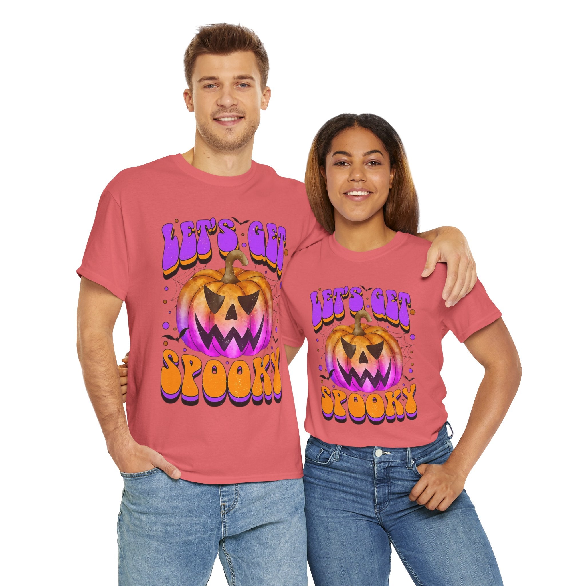 Halloween Spooky Pumpkin Tee, Unisex Cotton Shirt, Halloween Costume, Fall Festivities, Trick or Treat
