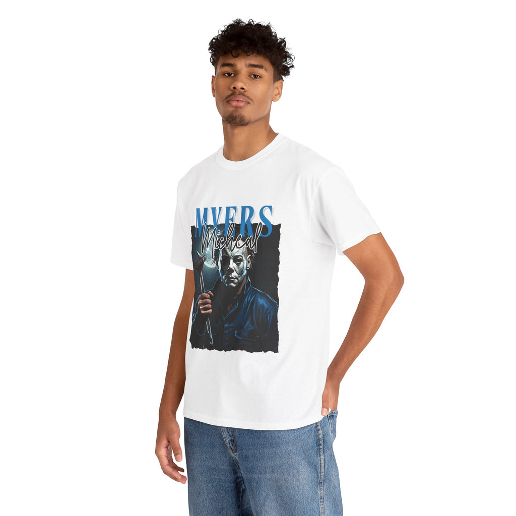 Michael Myers - Horror Graphic Tee, Unisex Cotton Shirt, Halloween Costume, Horror Movie Gift, Spooky T-Shirt, Horror Fan Apparel