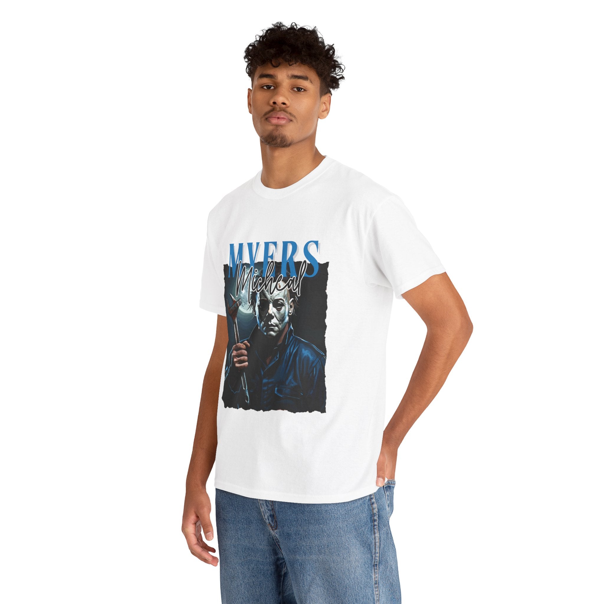 Michael Myers - Horror Graphic Tee, Unisex Cotton Shirt, Halloween Costume, Horror Movie Gift, Spooky T-Shirt, Horror Fan Apparel