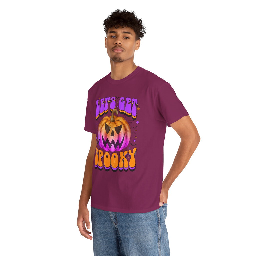Halloween Spooky Pumpkin Tee, Unisex Cotton Shirt, Halloween Costume, Fall Festivities, Trick or Treat