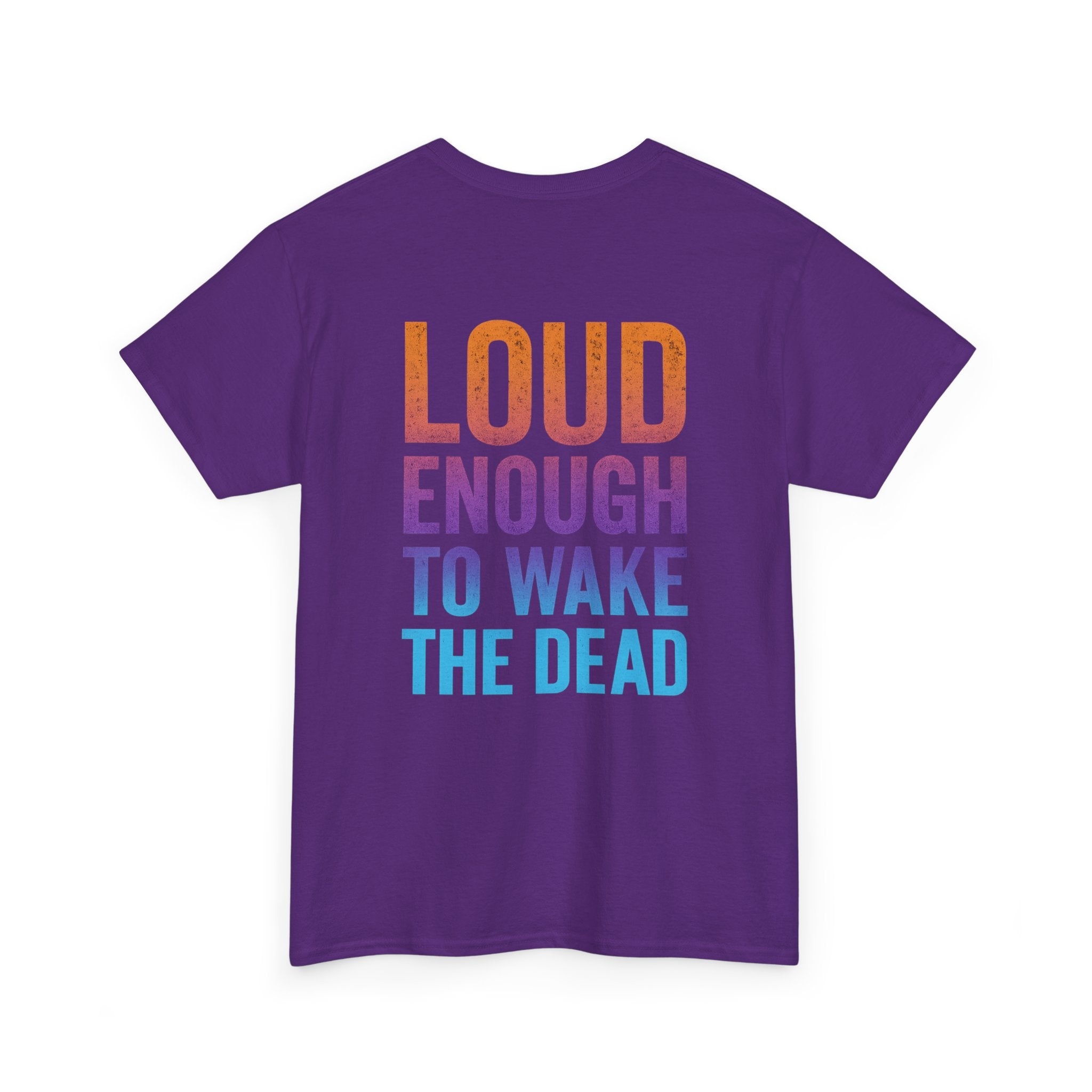 Bone Jams Rockin’ Skeleton, Tee | Loud Enough to Wake the Dead | Unisex Cotton Shirt for Music Lovers, Concerts, Halloween, Gifts