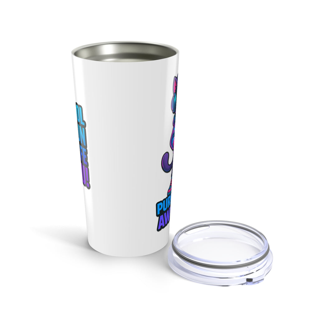 DJ KAT PAWS - Purr-fectly Awesome Tumbler | 20oz Insulated Travel Mug